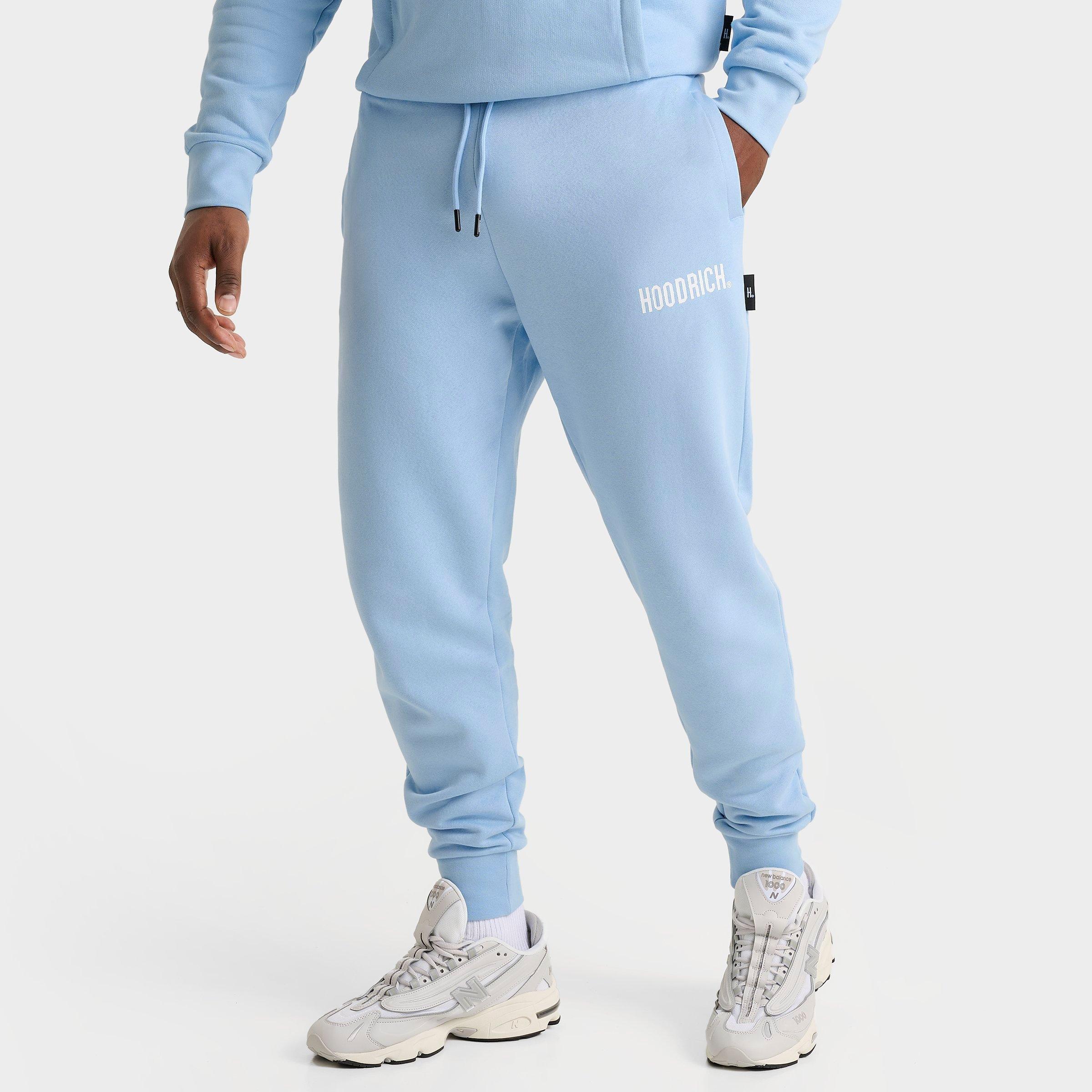 Hoodrich Men's OG Core Jogger Pants in Blue/Clear Sky Size Large Cotton/Polyester/Fleece