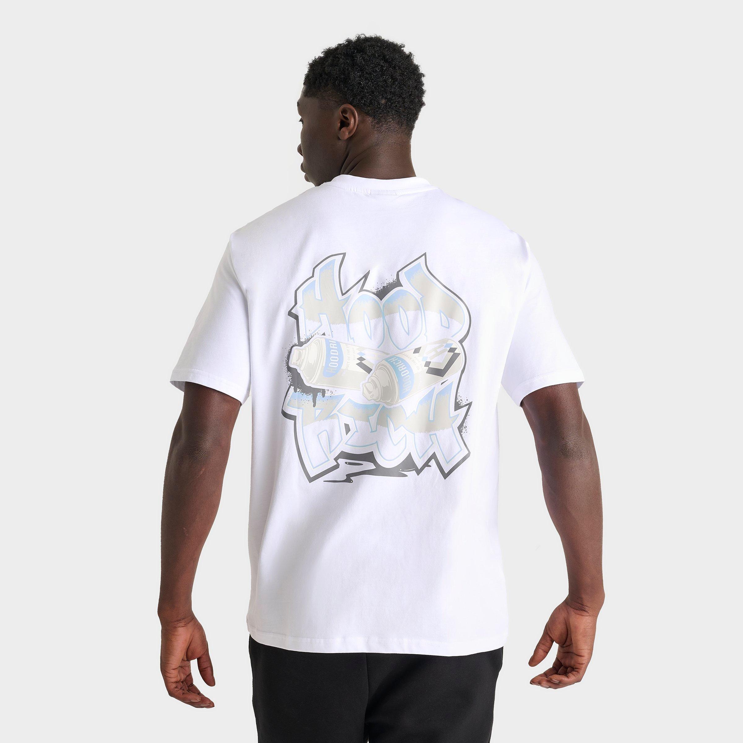 Hoodrich Men's Og Damage T-shirt In White/clear Sky