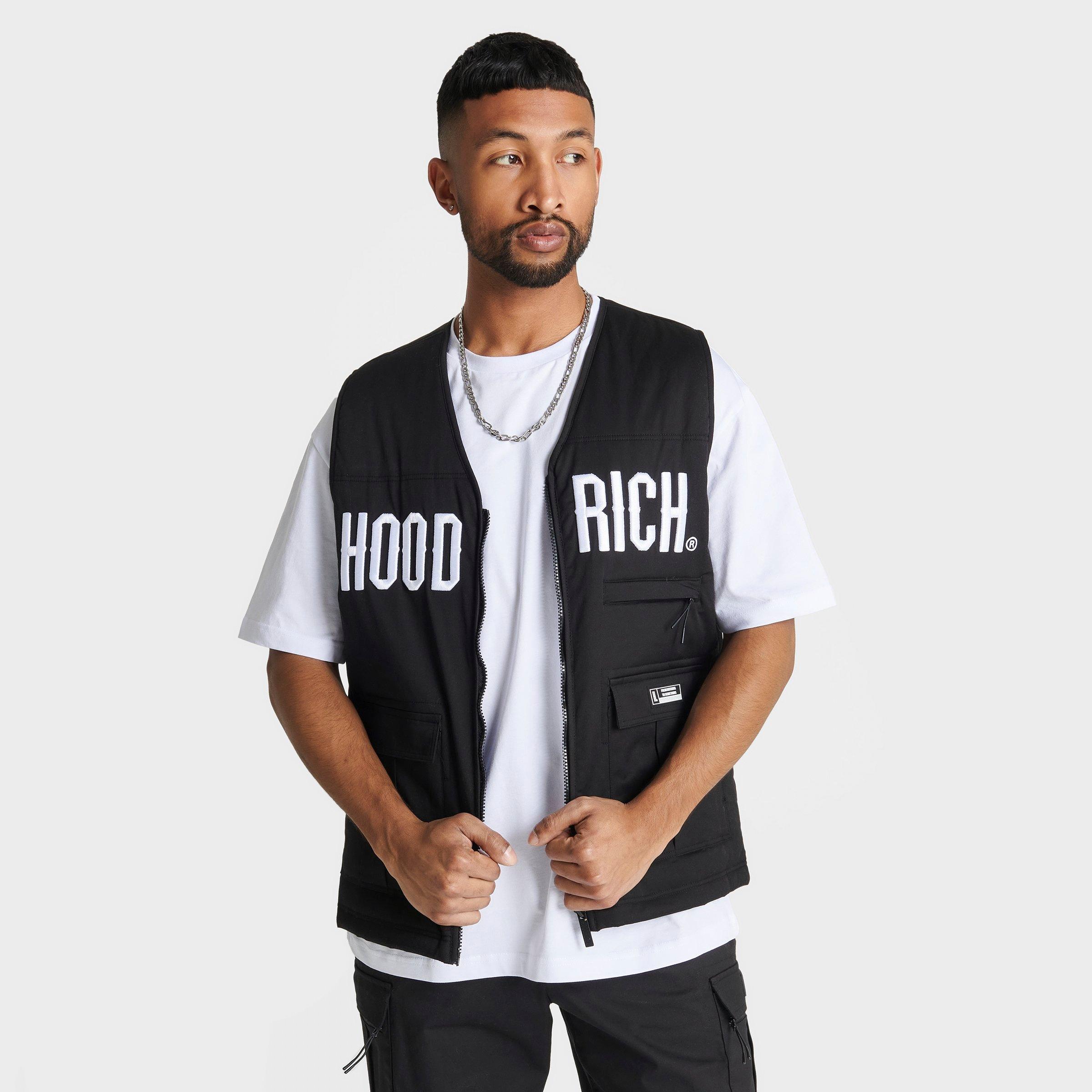 Hoodrich Men s Og Trek Utility Vest In Black white ModeSens