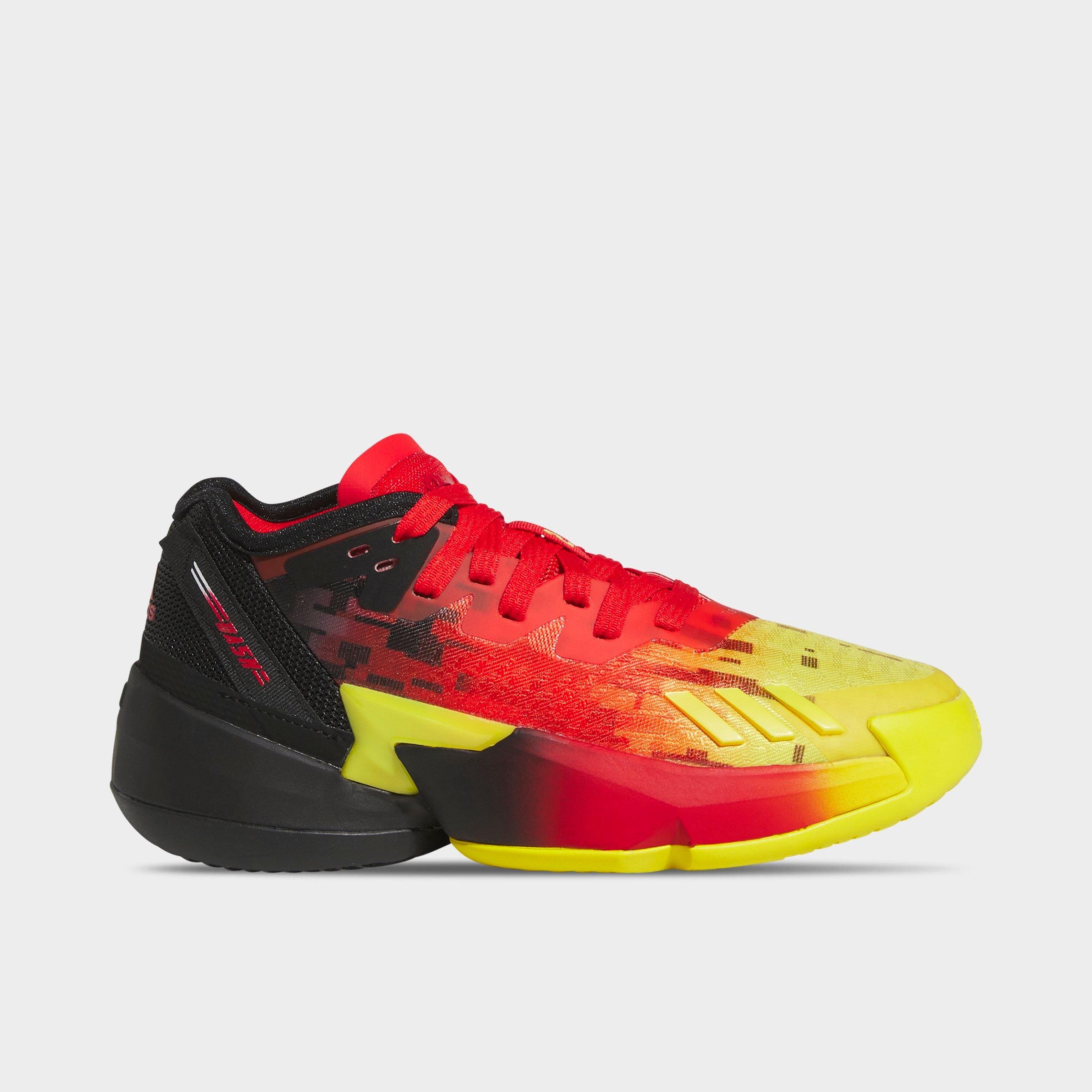 Shop Adidas Originals Adidas Big Kids' D. O.n. Issue #4 Basketball Shoes In Red/core Black/red