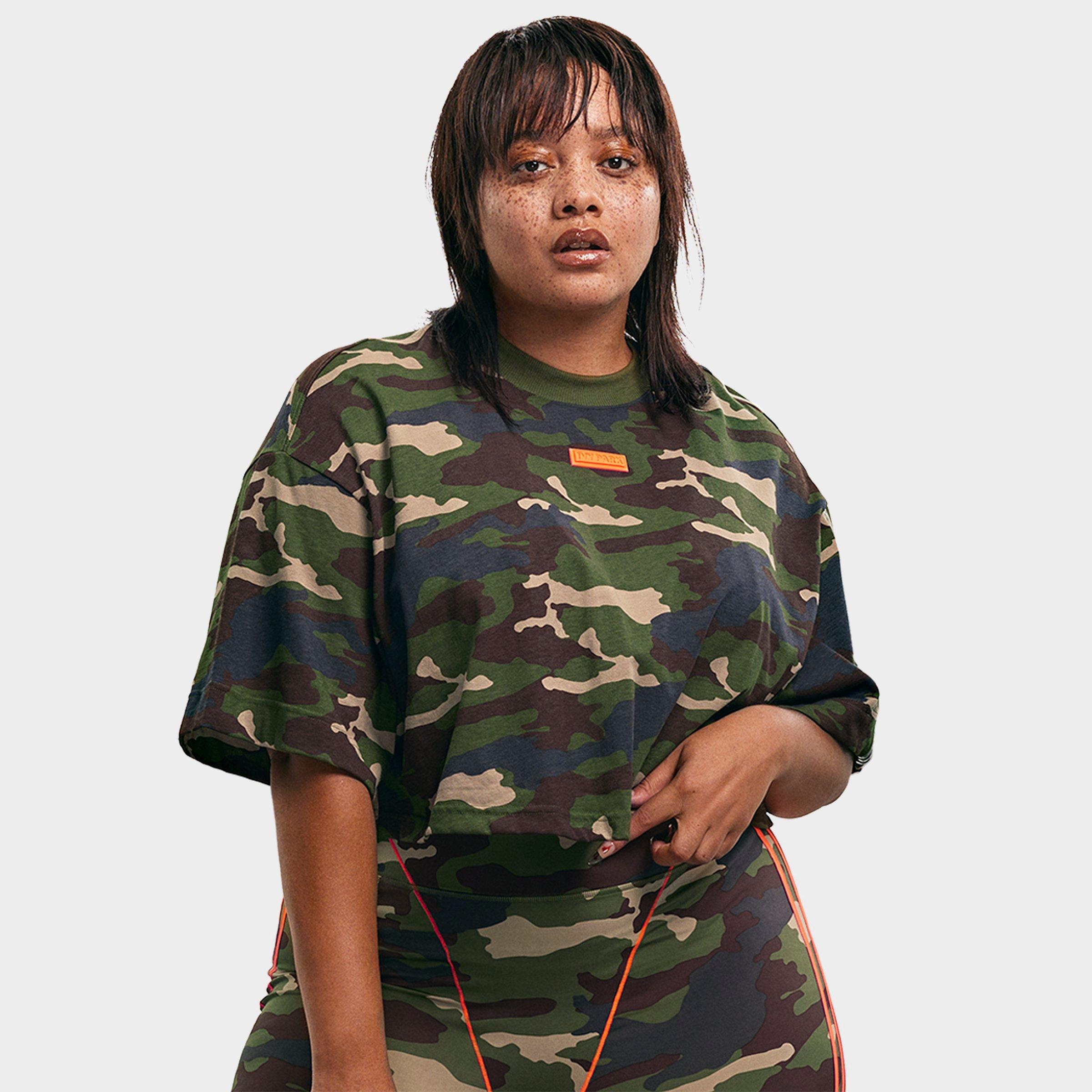 bijtend schapen Plons Adidas Originals Adidas Women's X Ivy Park Crop T-shirt (plus Size) In Camo  Print | ModeSens