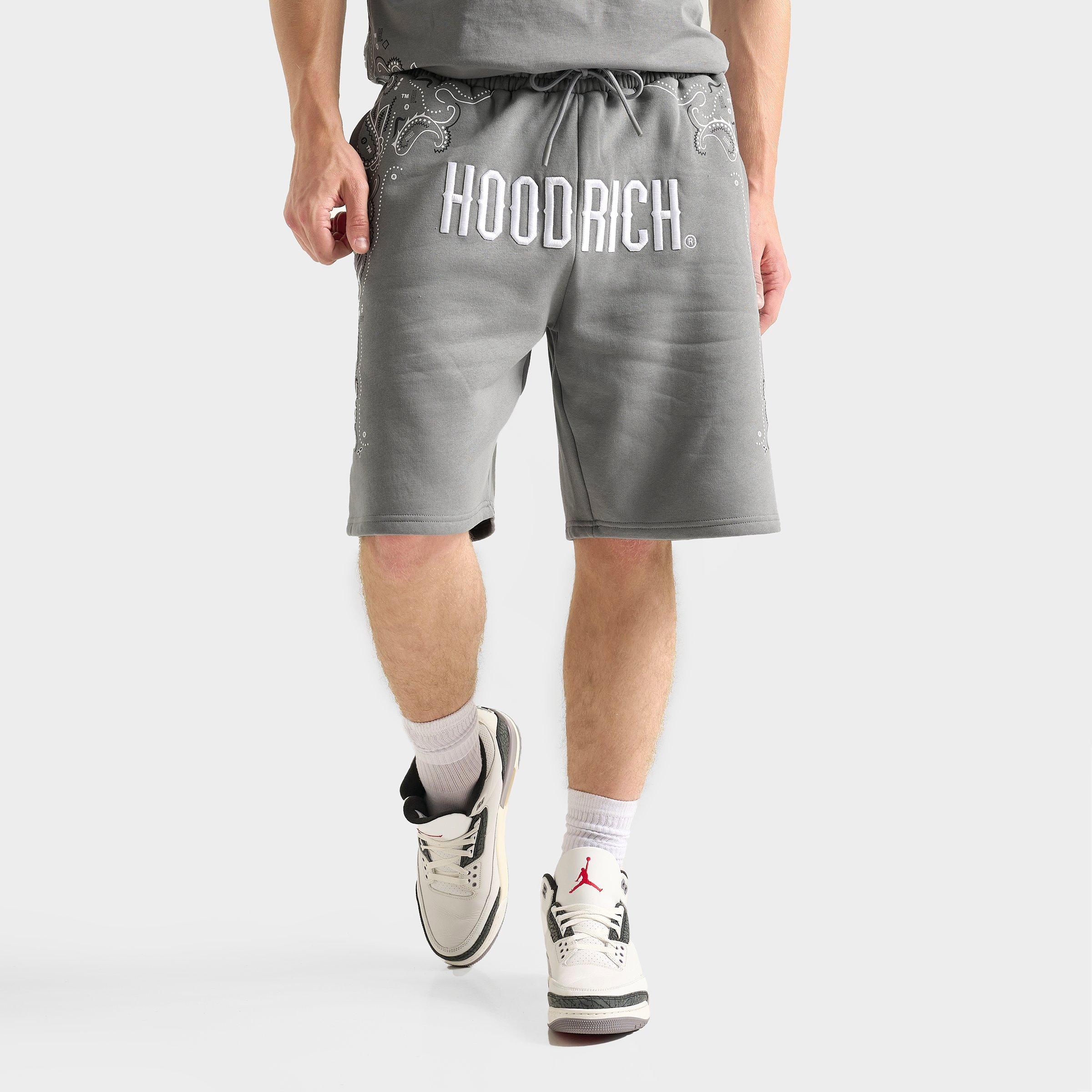 Hoodrich Men's Motif Oversized Shorts Size 2xl Cotton/polyester