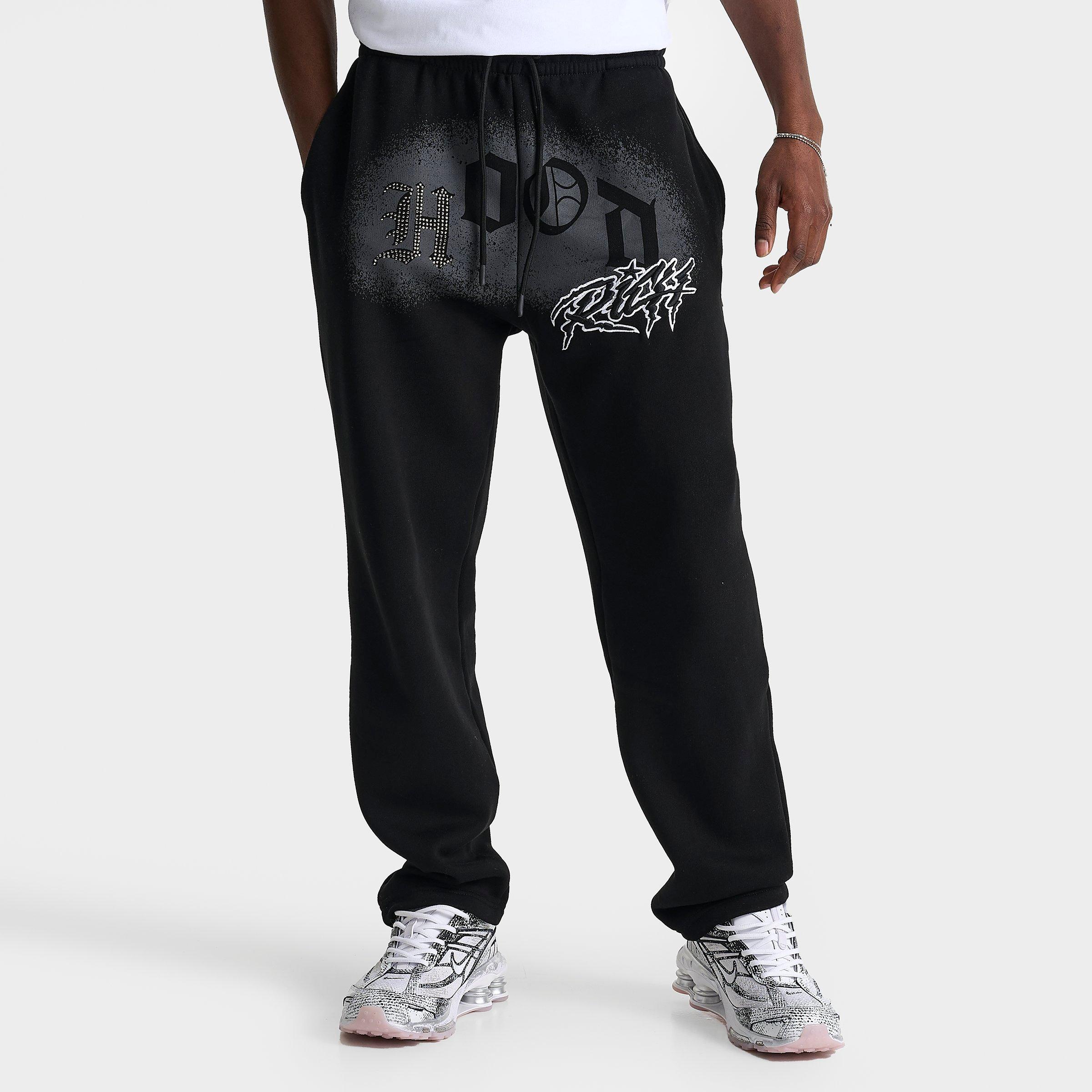 Hoodrich Men's Iron Oversized Jogger Pants in Black Size: Small