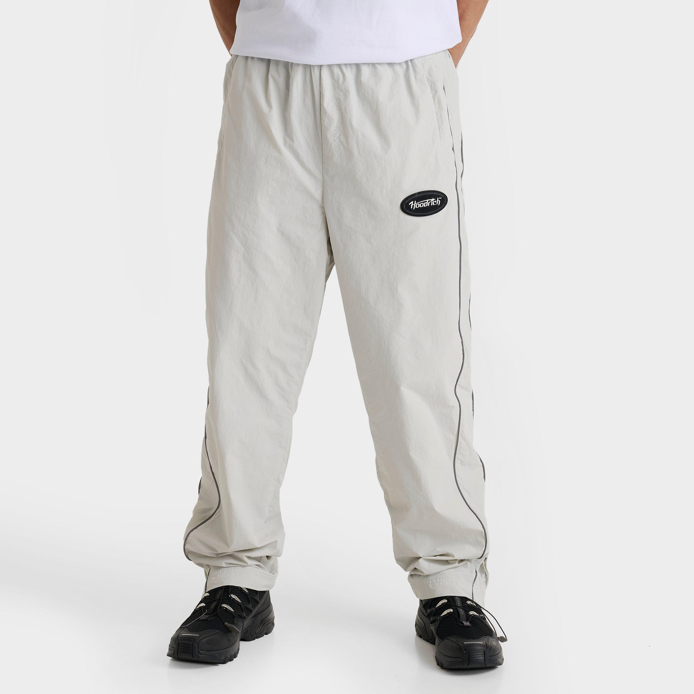 Hoodrich Men's Cypher Woven Track Pants in Light Grey Size: Small