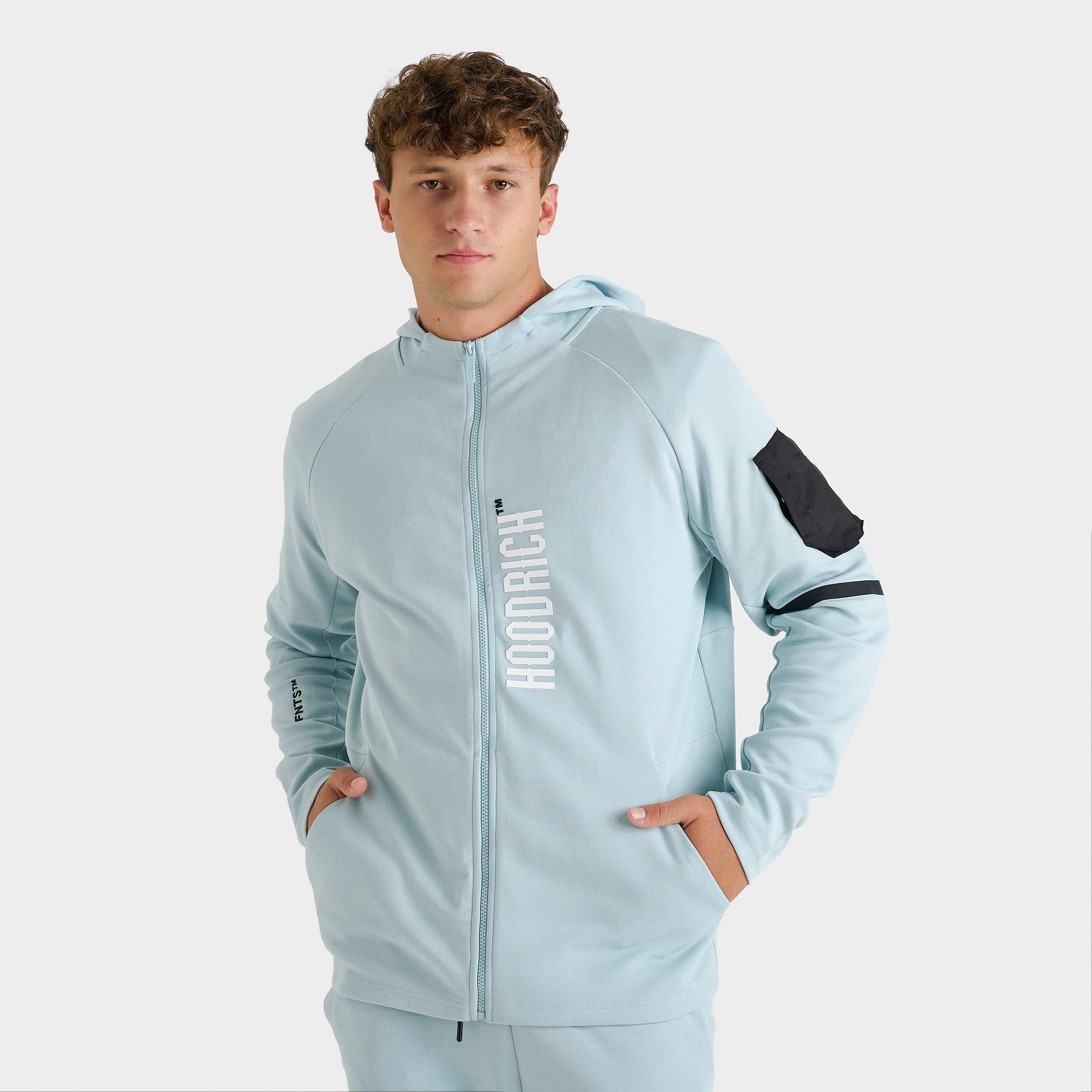 Hoodrich Men's Circuit Full-Zip Hoodie in Blue/White/Black Size: Small