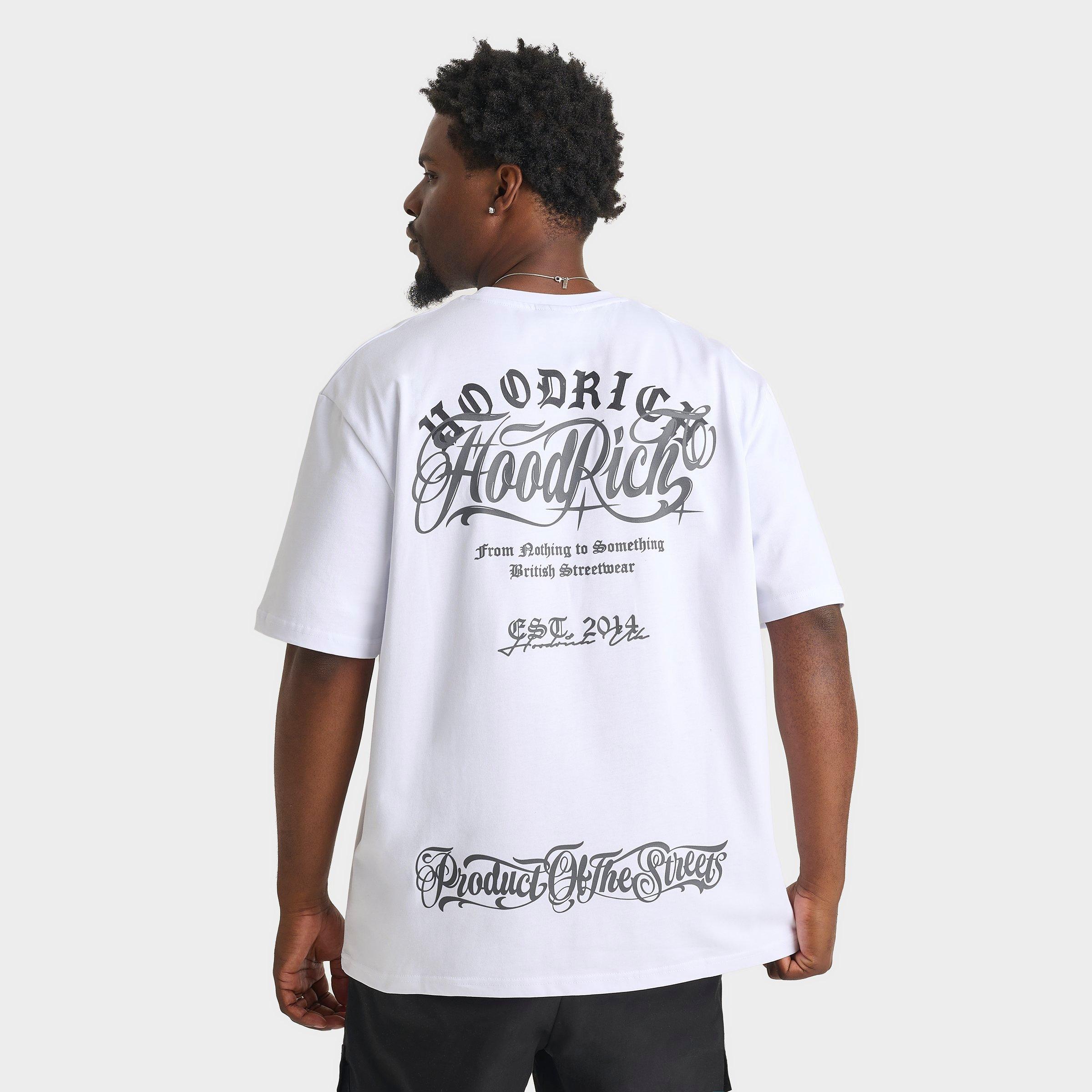 Hoodrich Men's Legacy T-Shirt in White/White Size Large 100% Cotton