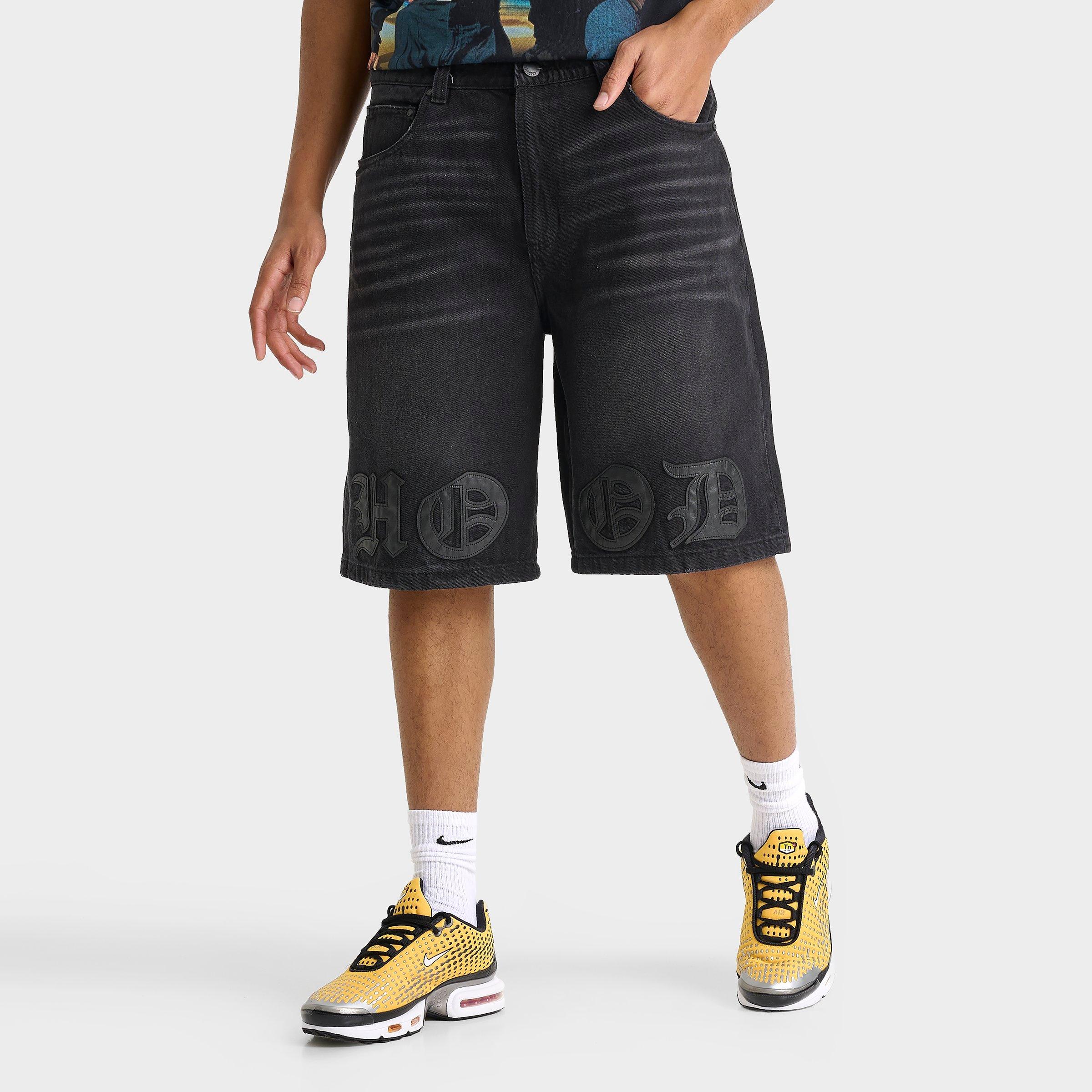Hoodrich Men's Inkline Denim Jean Shorts in Black Wash Size: Small