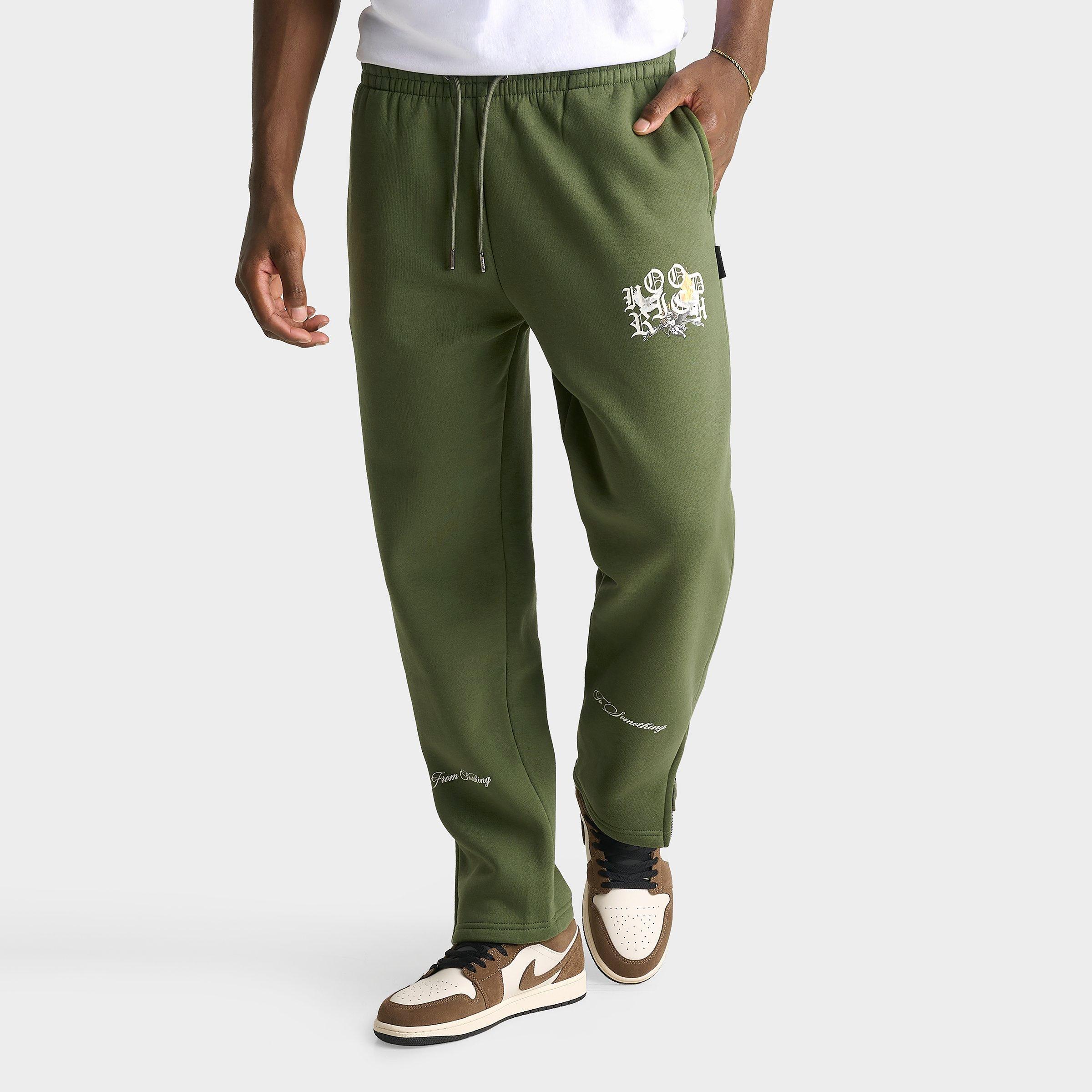 Hoodrich Men's Arco Fleece Jogger Pants in Green Size: Large