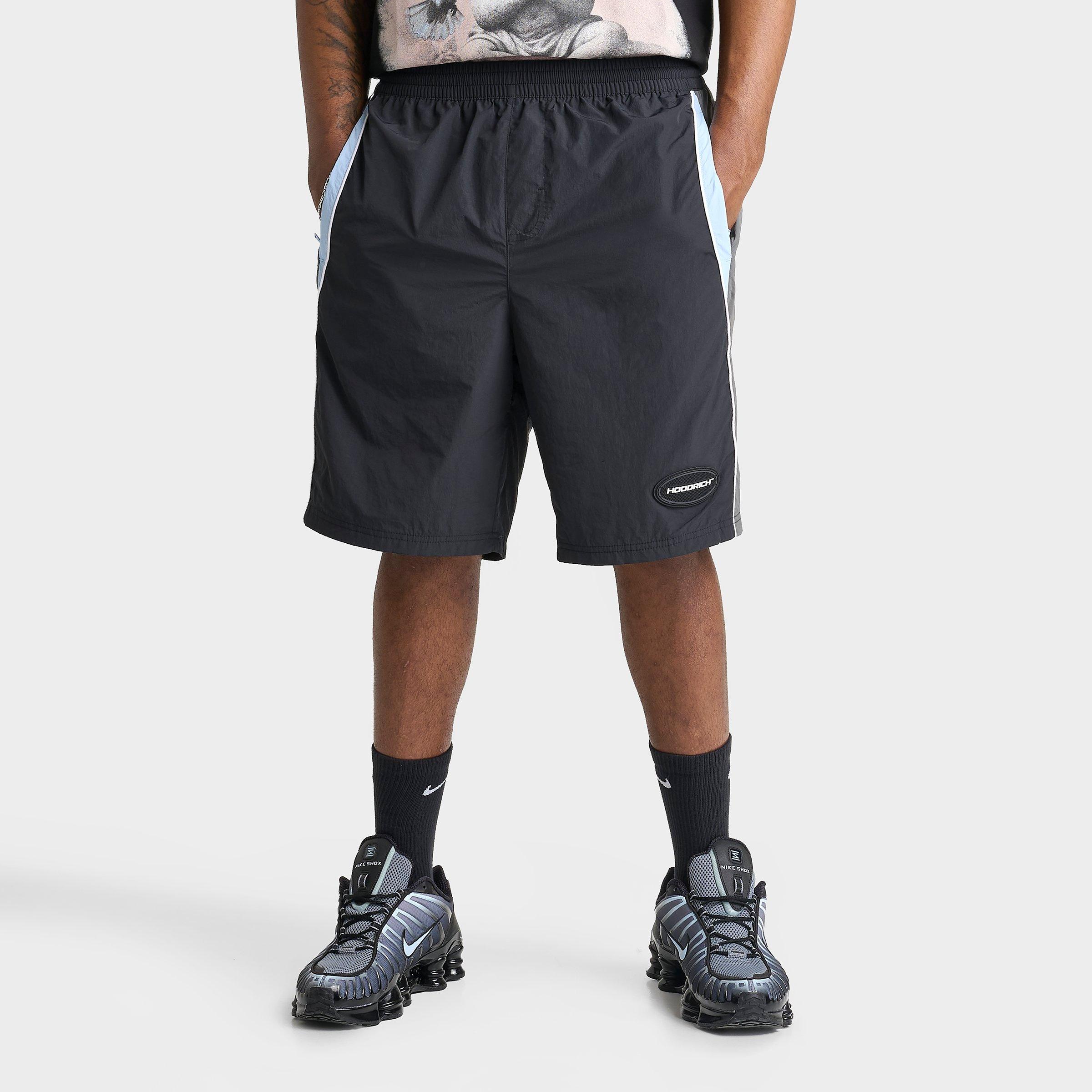 Hoodrich Men's Ryder V2 Woven Shorts in Black/Clear Sky Size: 2XL