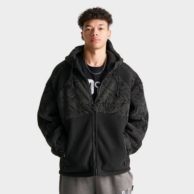 Men's Hoodrich Ironclad Sherpa Fleece Hooded Full-Zip Jacket