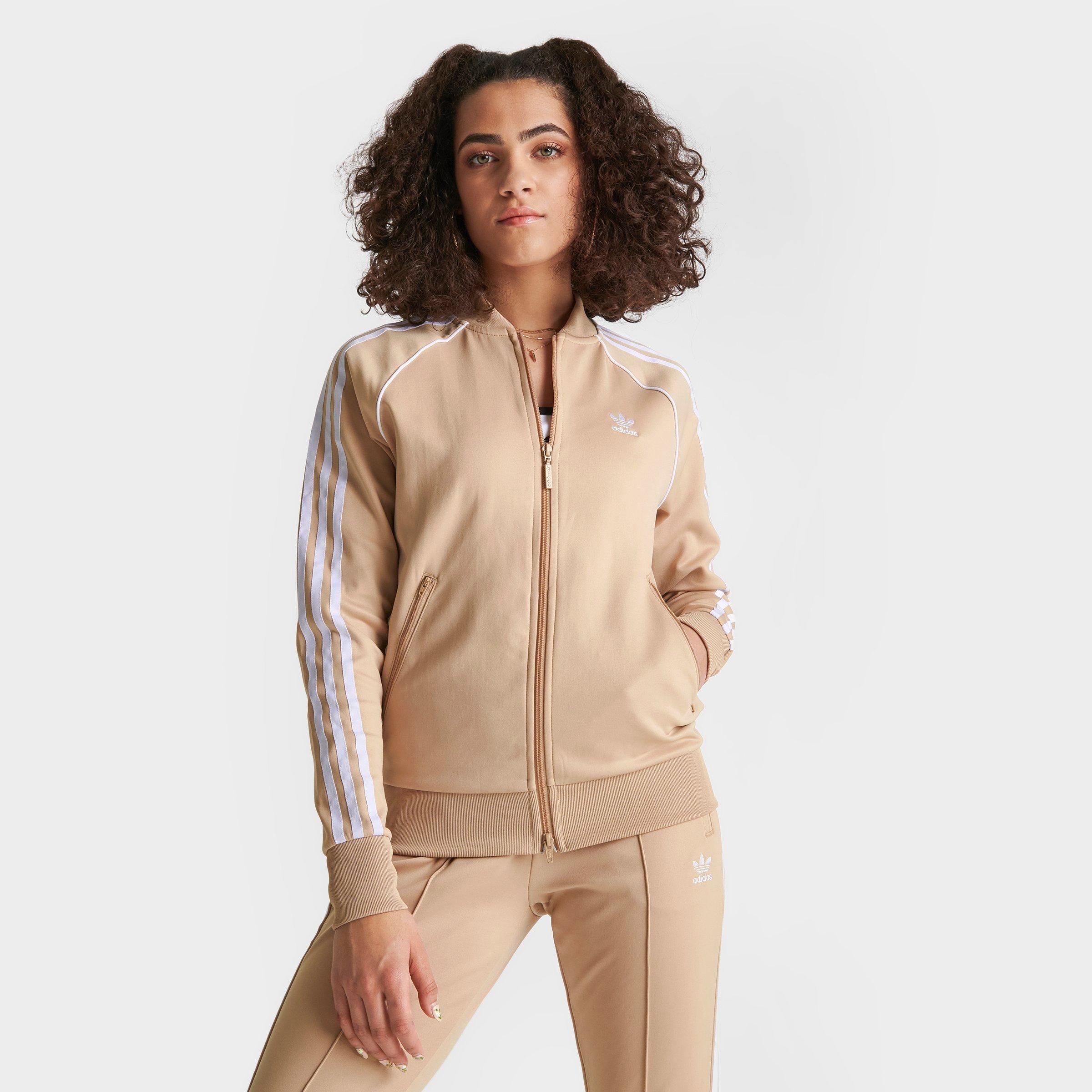 Adidas Originals Sst Track Jacket In Magic Beige