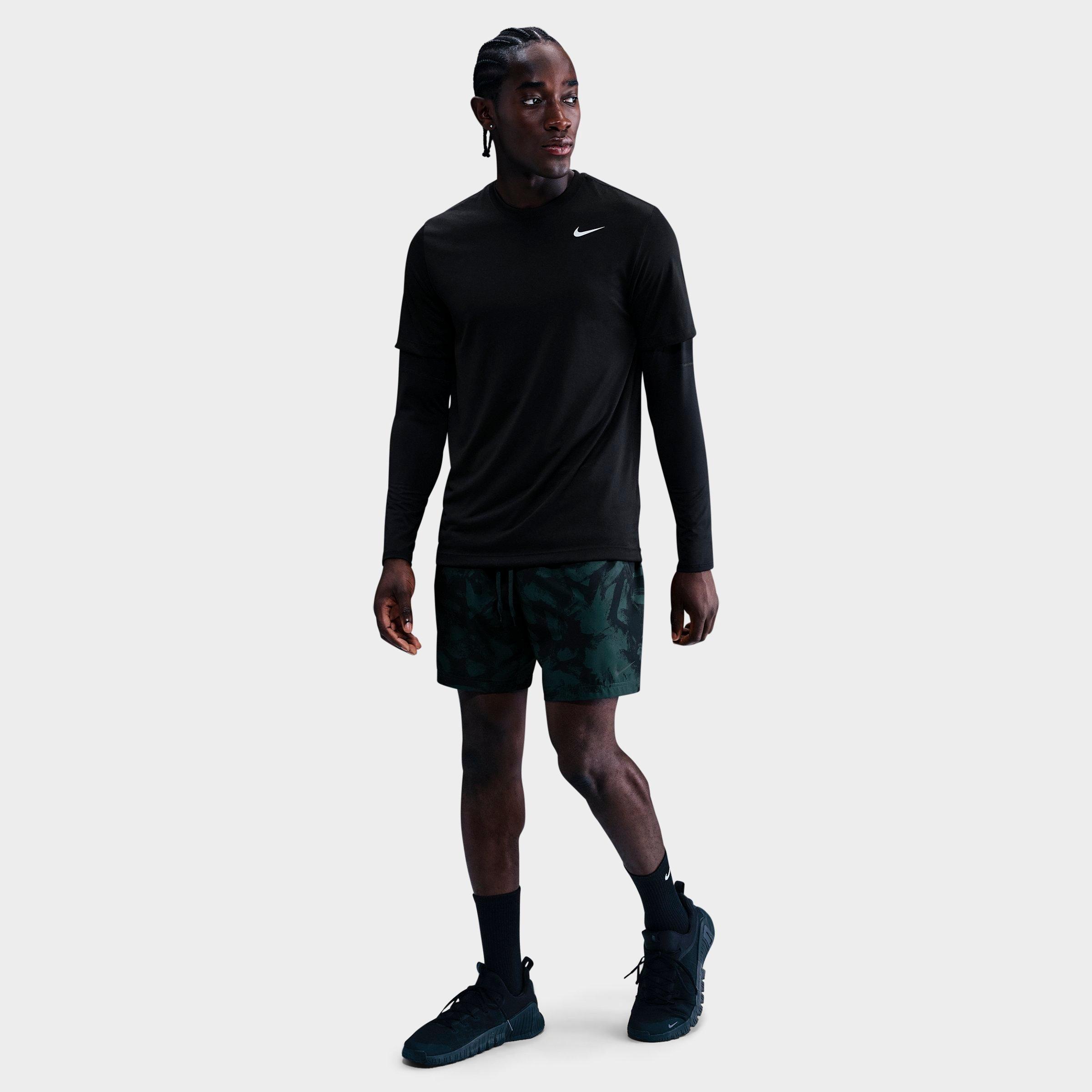 Nike Men's Form Dri-fit Graphic Print Unlined 7" Versatile Shorts In Brown