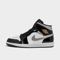Black/White/Metallic Gold/Metallic Silver