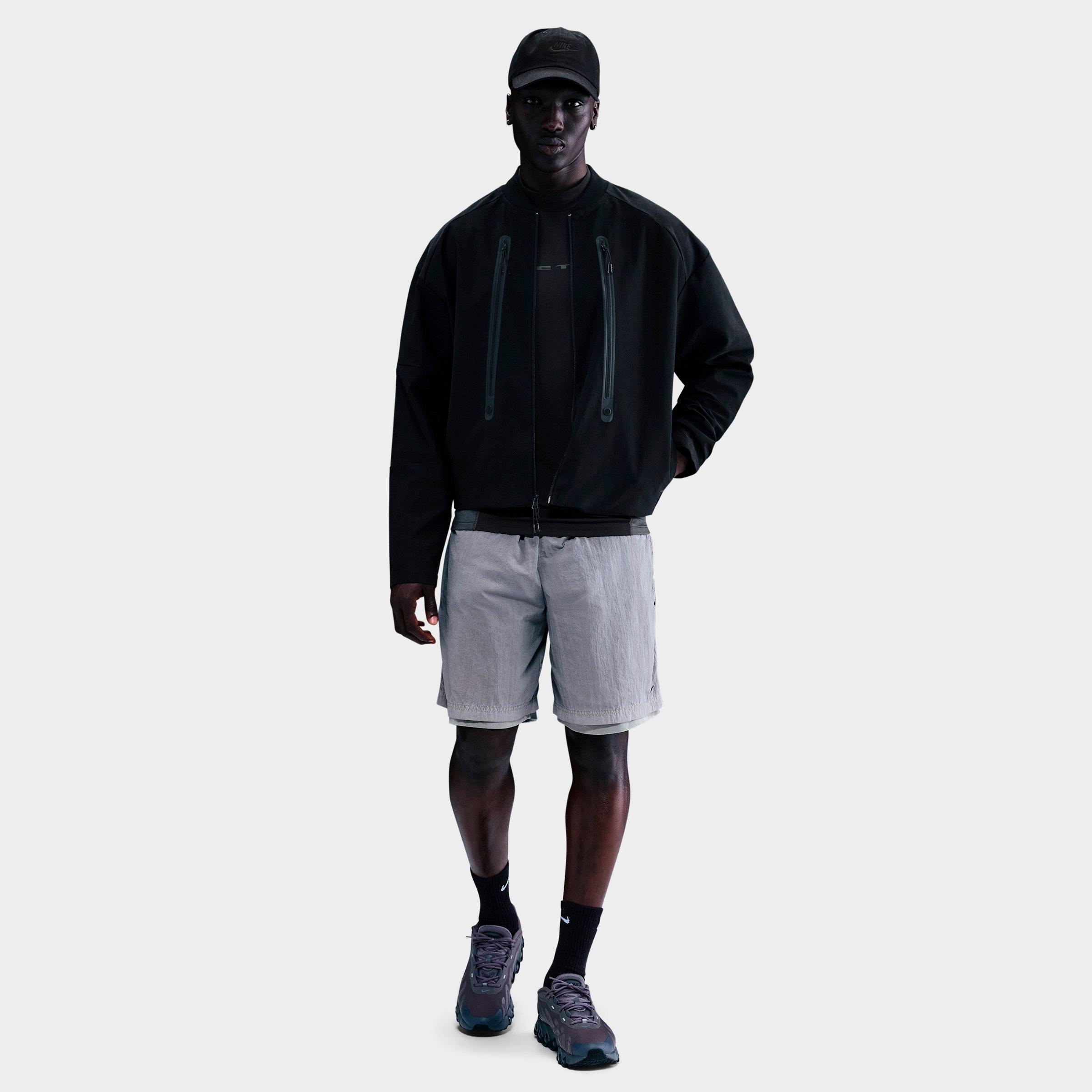 Nike Men’s Tech Dri-FIT Shori Bomber Jacket in Black Size: 4XL Tall