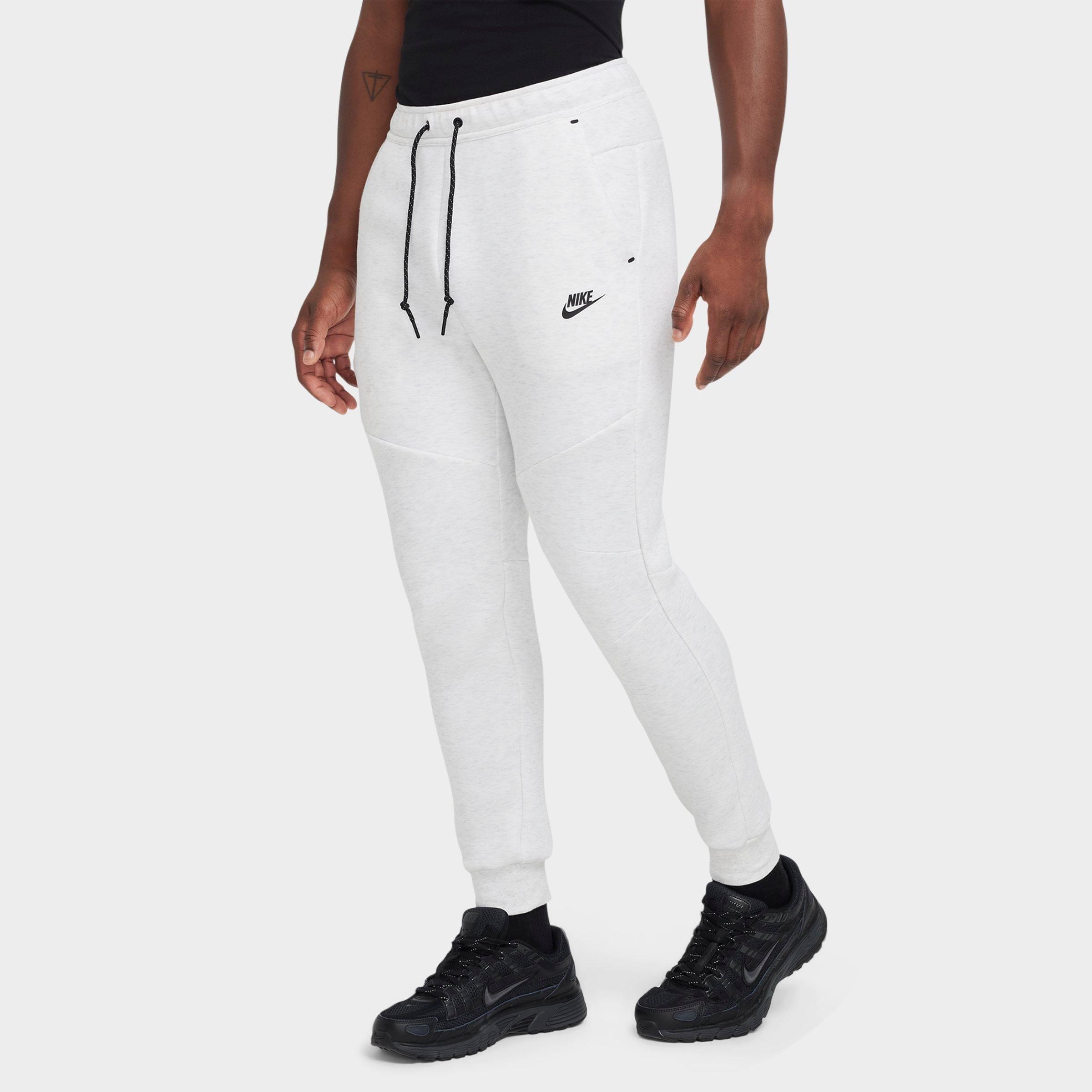 Nike Men's Tech Fleece Jogger Pants in Birch Heather/Black Size: 2XL
