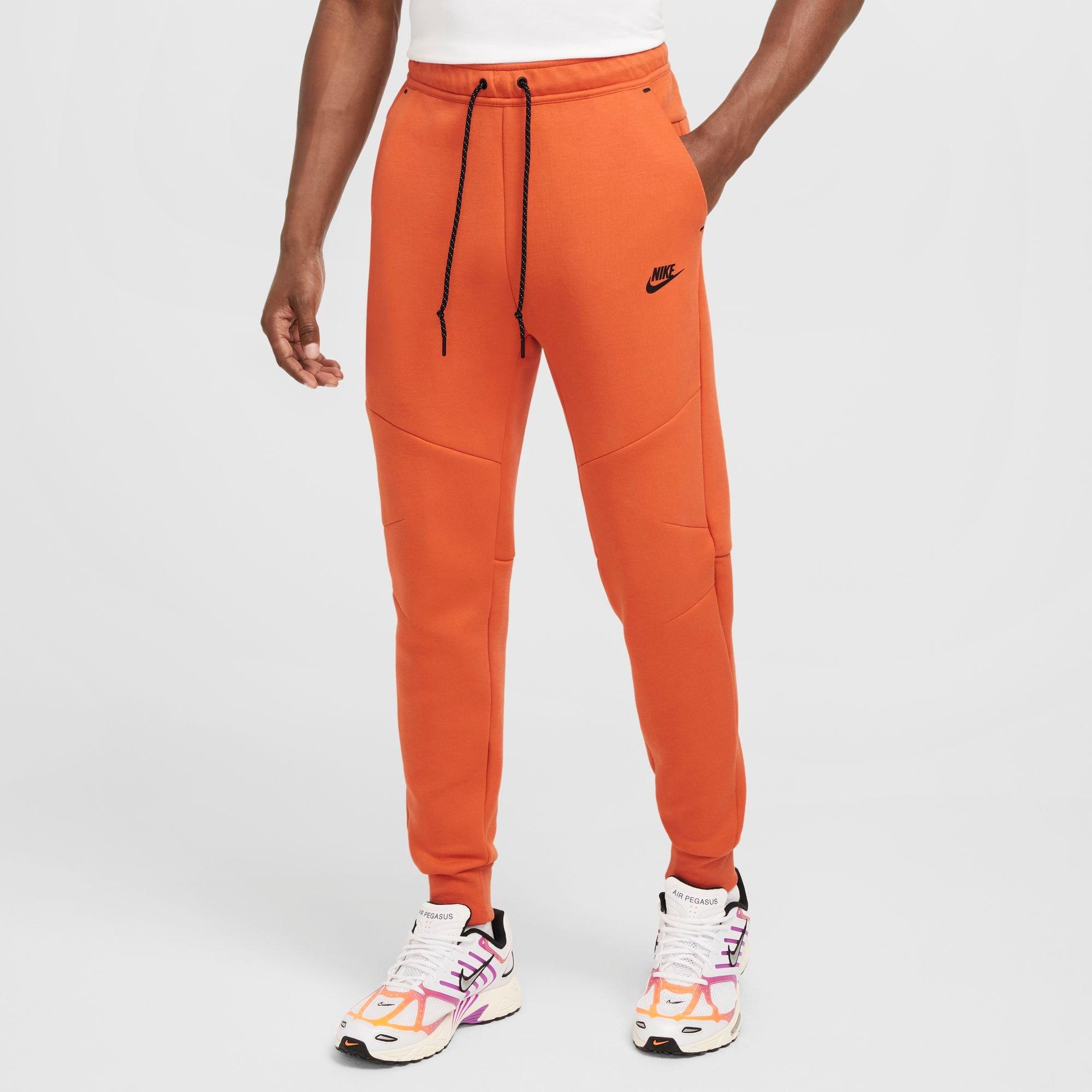 Nike Men's Tech Fleece Jogger Pants in Vintage Coral/Black Size: XS