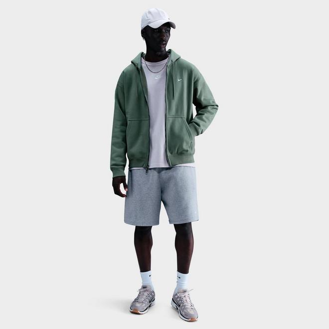 Men's Nike Solo Swoosh Fleece Full-Zip Hoodie