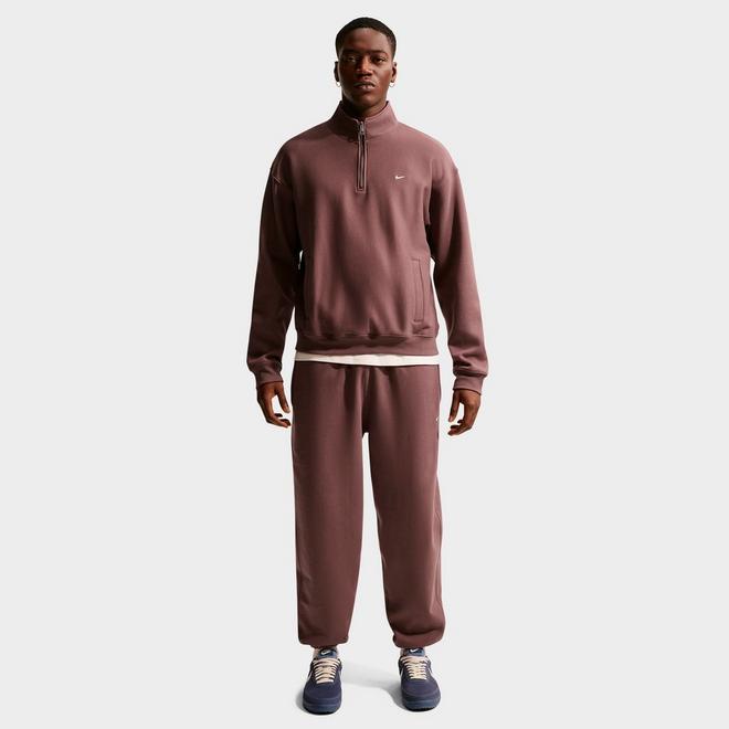 Men's Nike Solo Swoosh Cuffed Fleece Pants