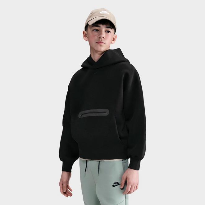 Big Kids' Nike Sportswear Tech Fleece Oversized Pullover Hoodie
