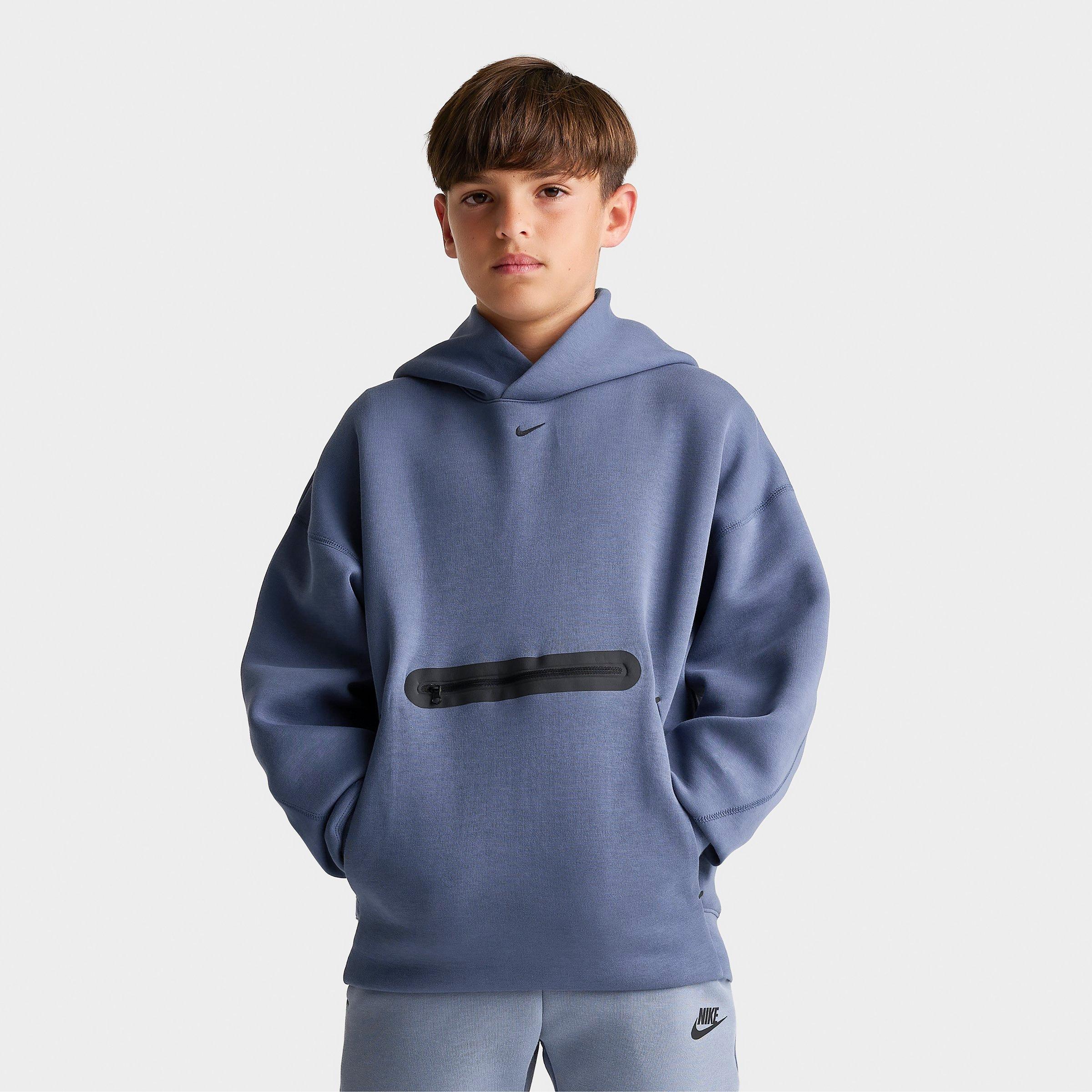 Nike Big Kids Sportswear Tech Fleece Oversized Pullover Hoodie
