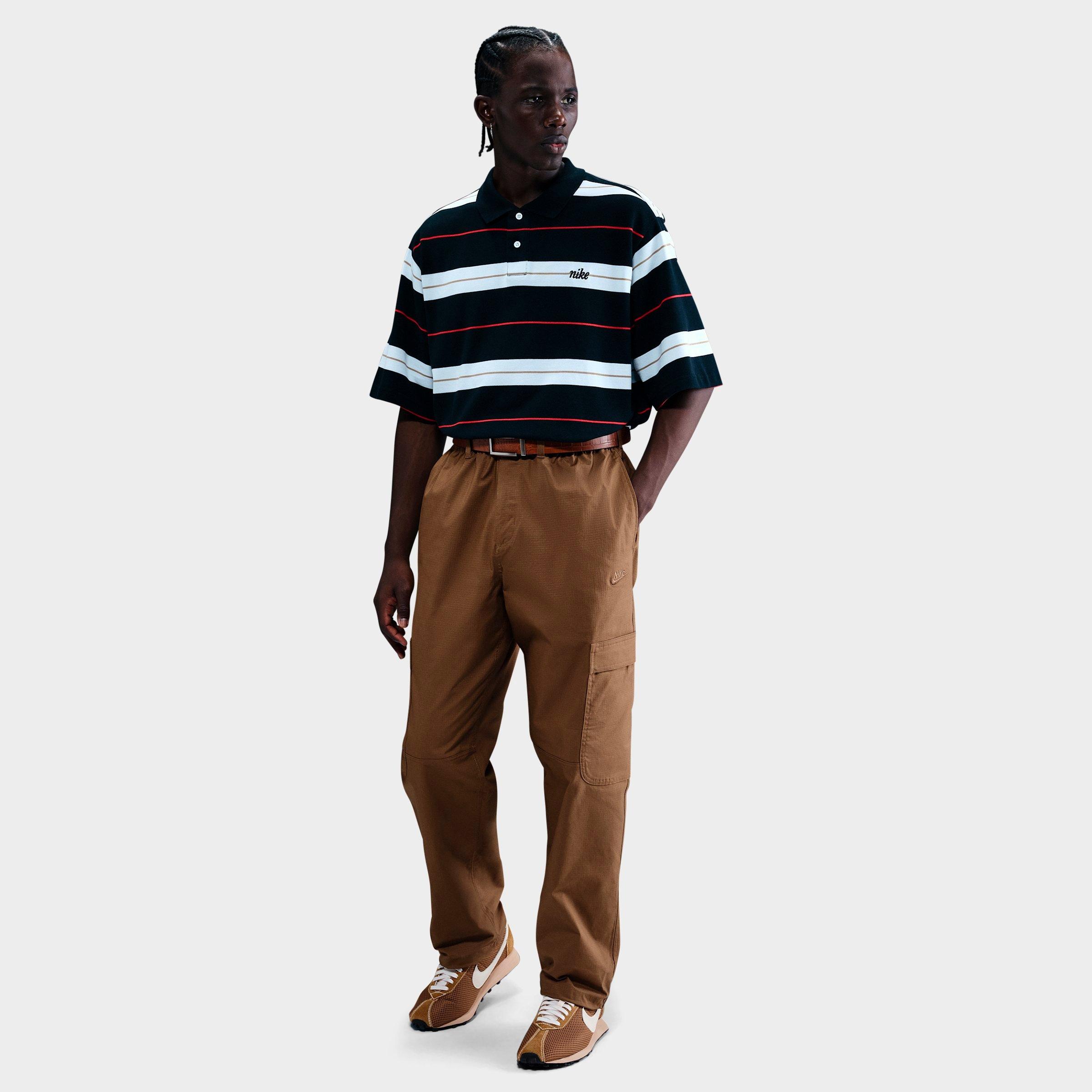 Nike Men's Sportswear Club Woven Cargo Pants in Mosswood Brown/Mosswood Brown Size: XS