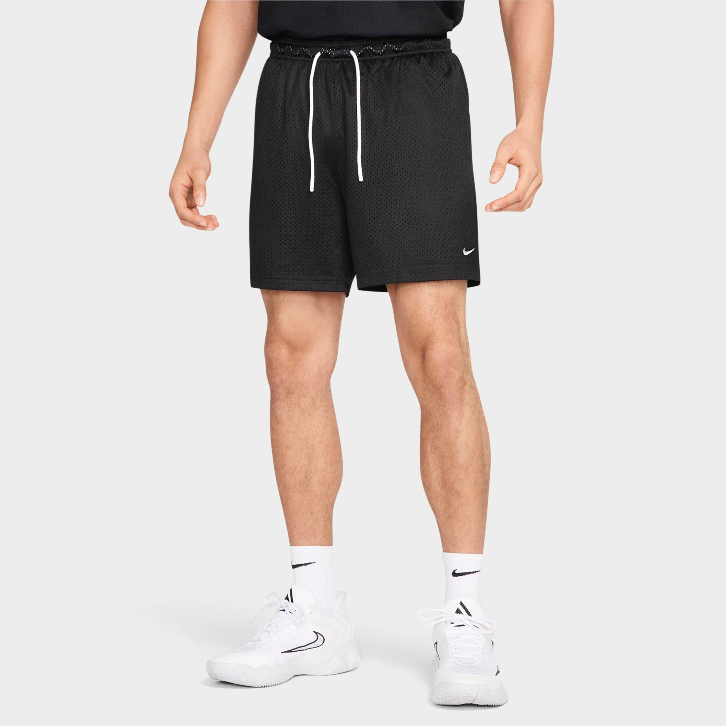 Nike Men's Dri-FIT 5" Mesh Basketball Shorts in Black/Black Size Small 100% Polyester