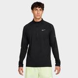 ★★Nike★★ Stride Dry Fit Quarter Zip Running Top M Black NIKE RUNNING Stride Mesh-Panelled Logo-Print Dri-FIT Half