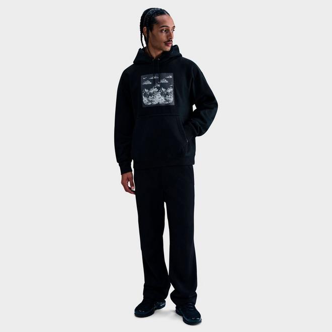 Men's Nike Solo Swoosh Graphic Fleece Pullover Hoodie