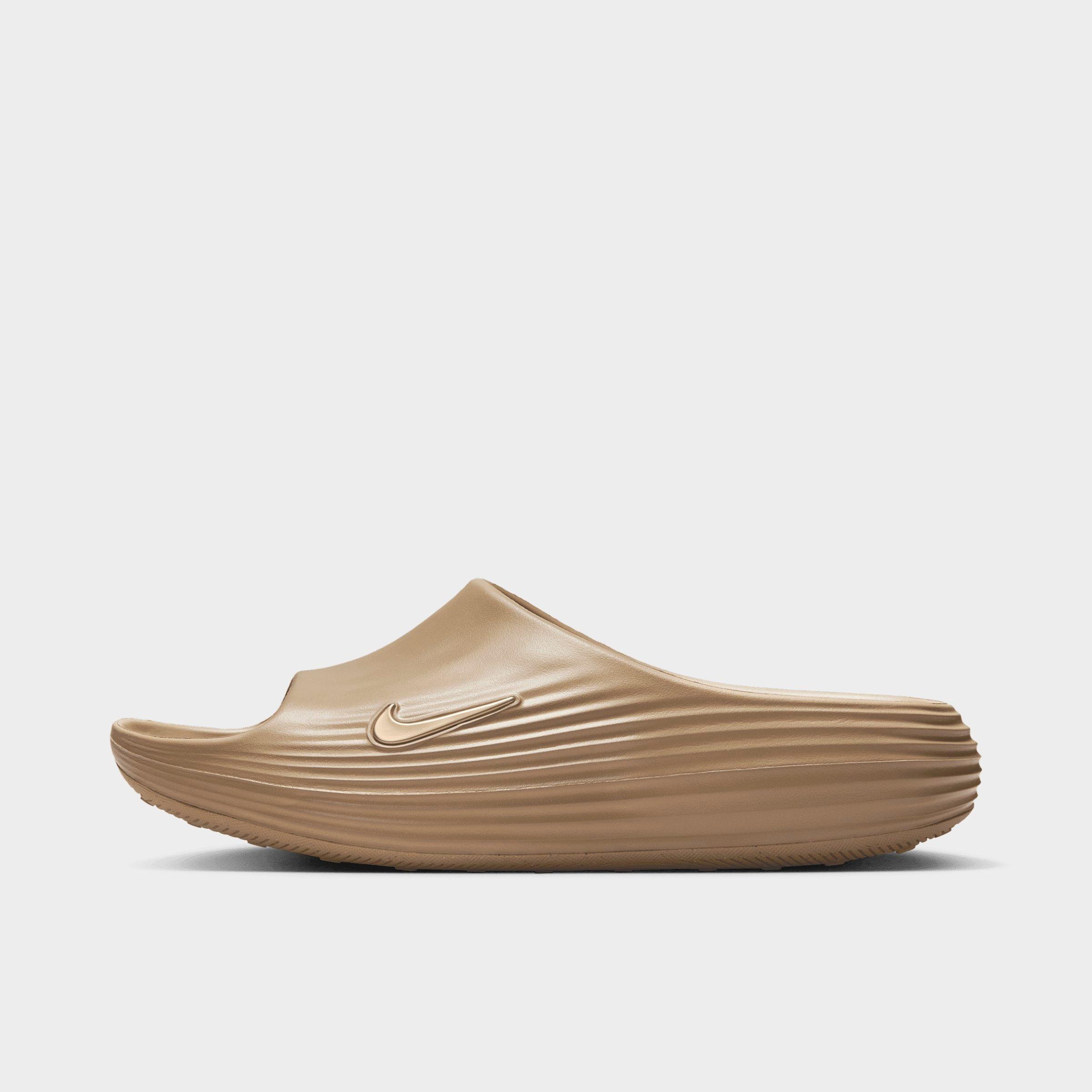 Nike Men's ReactX Rejuven8 Slide Sandals in Khaki/Khaki/Khaki Size: 8.0