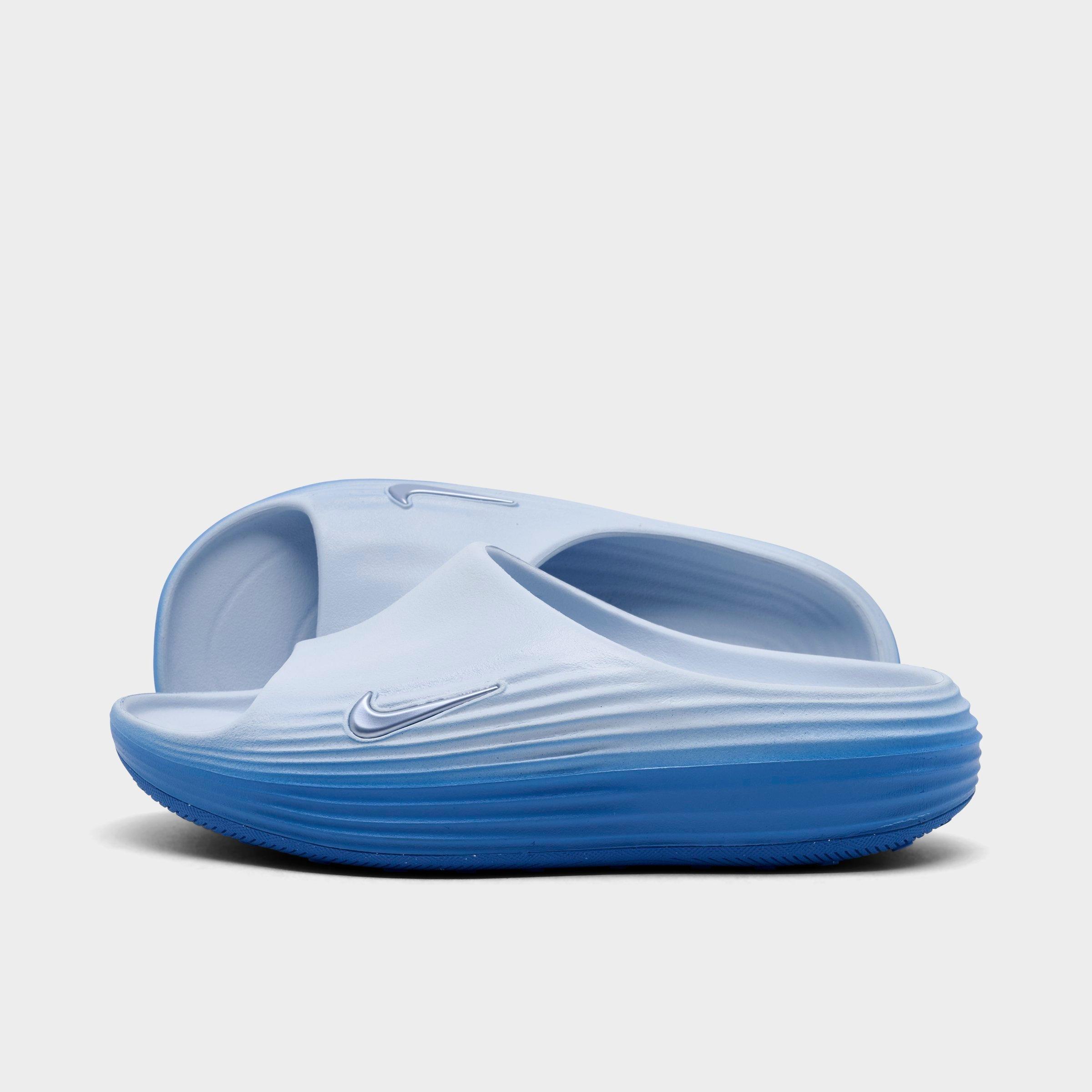 Nike Women's ReactX Rejuven8 Slide Sandals in Hydrogen Blue Size: 5.0