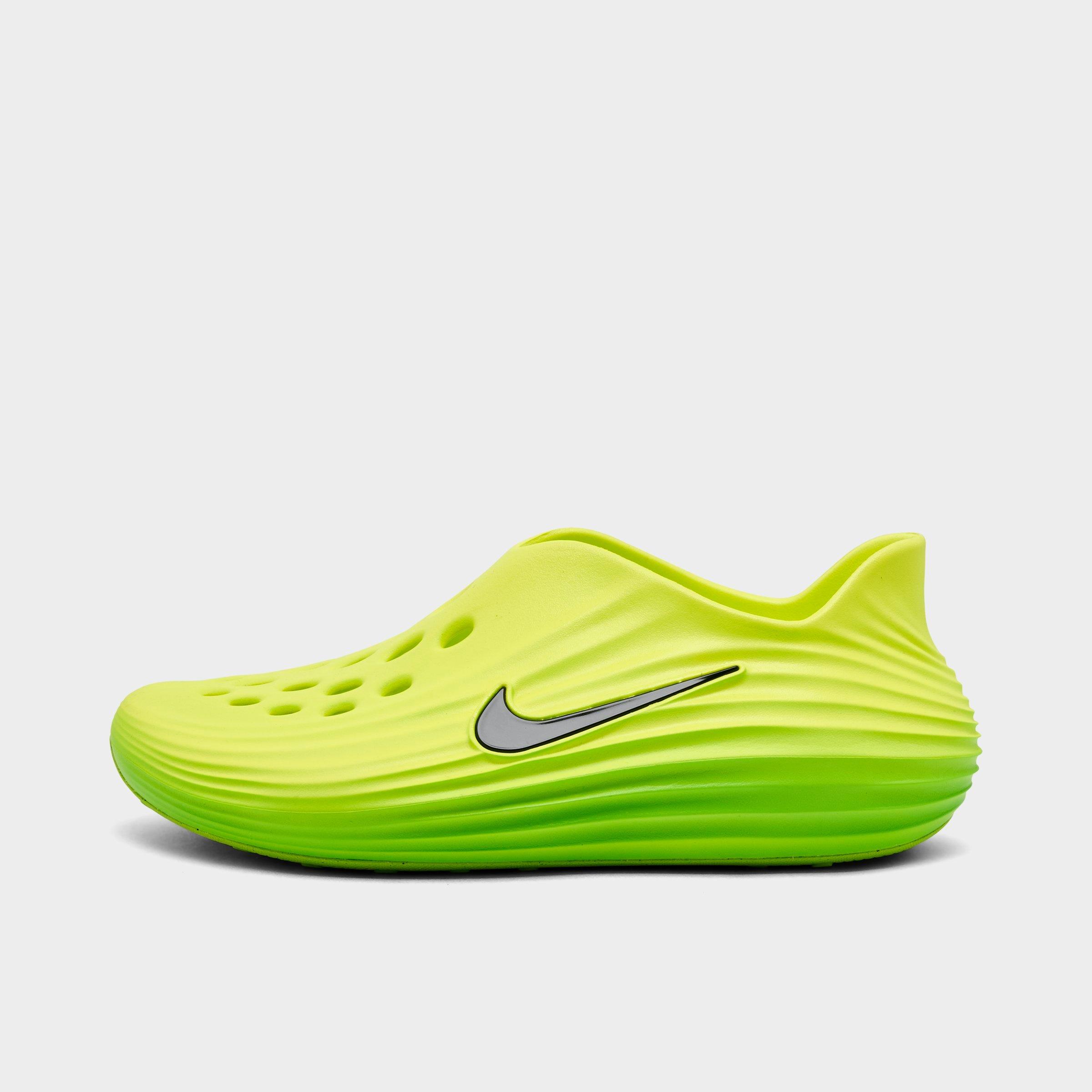 Nike Men's ReactX Rejuven8 Recovery Casual Shoes in Green Strike/Volt/Black Size: 7.0
