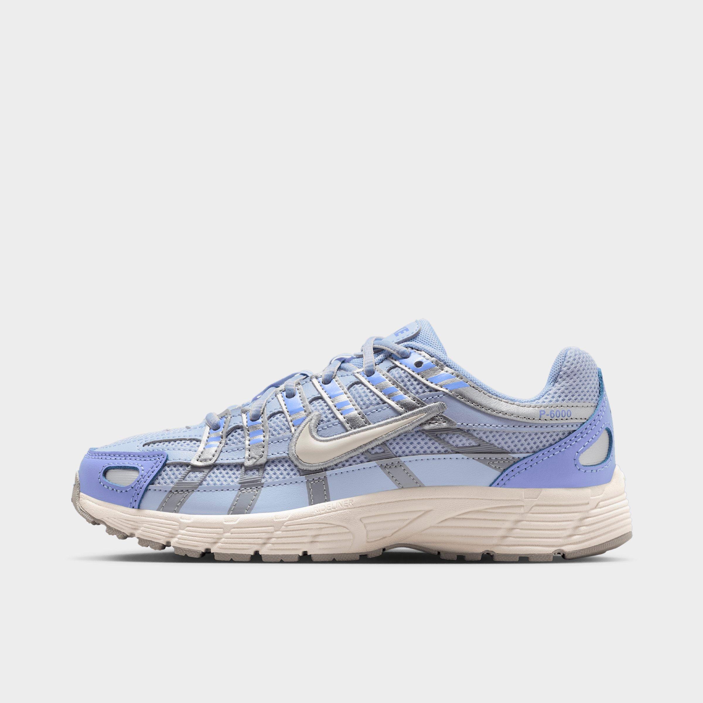 Nike Big Kids P-6000 Casual Shoes in Ghost/Light Thistle/Iron Purple Size: 5.5