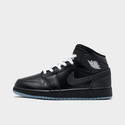シューズ(男性用) Air Jordan 1 RETRO MID BLACK Nike Air Jordan 1 Mid AJ1 Black Off Noir Toe Men Casual