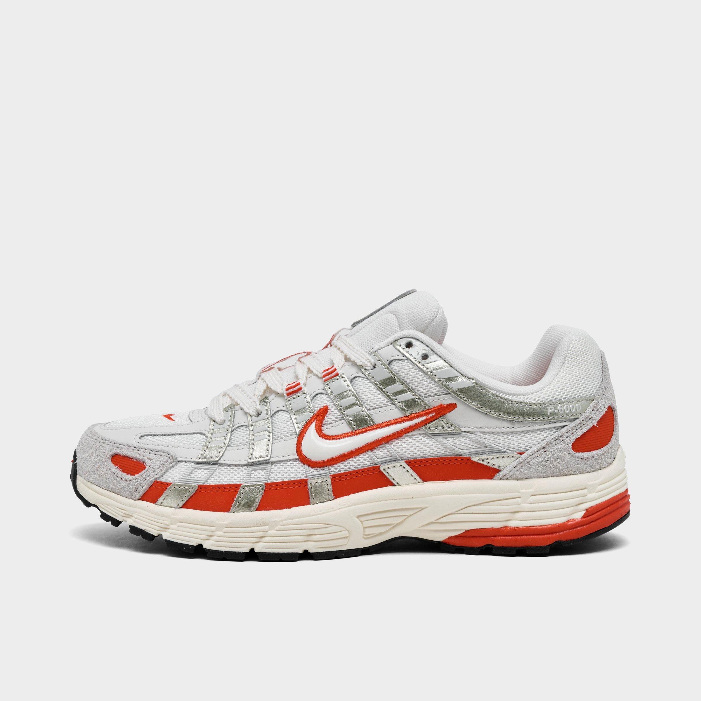 Nike Women's P-6000 Casual Shoes in Red/Off-White/Sail Size 9