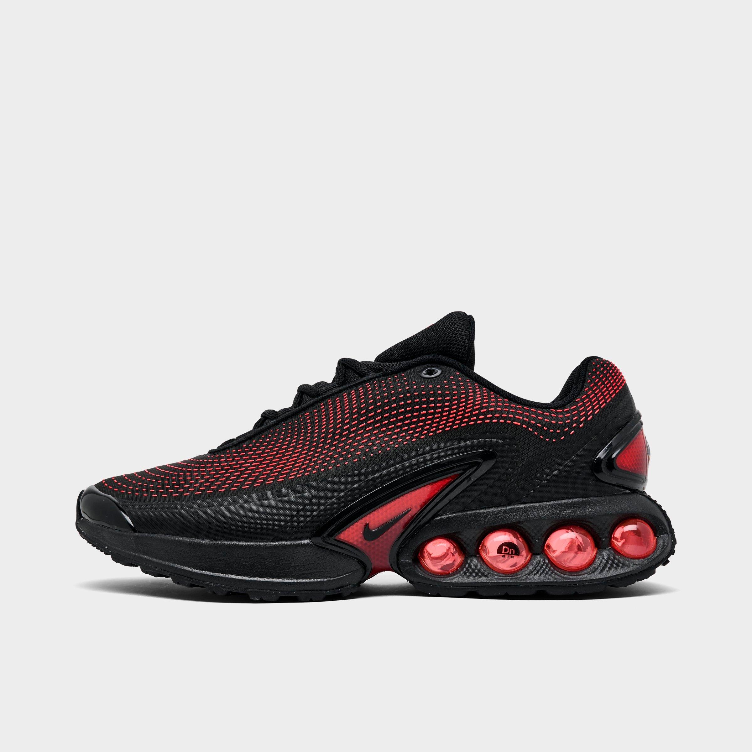 Nike Air Max Dn Sneakers In Black/black/black/bright Crimson