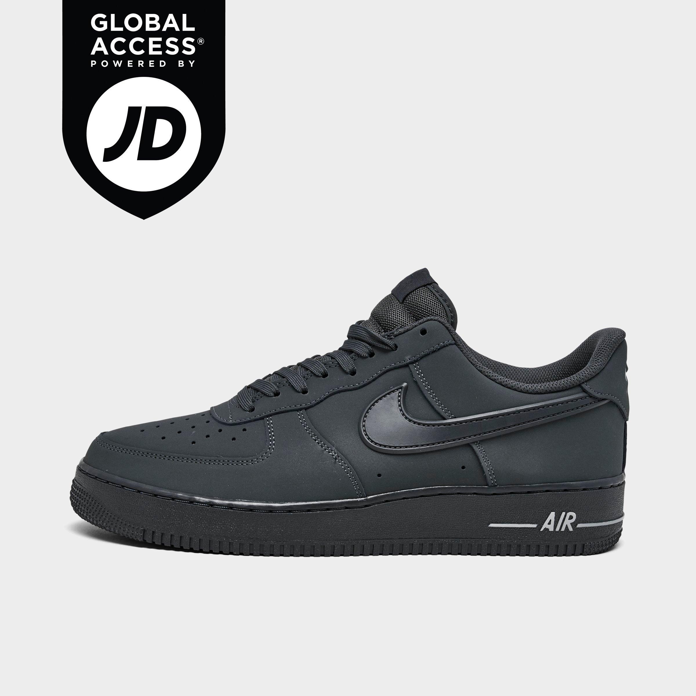 Nike Men's Air Force 1 Low SE Casual Shoes in Anthracite/Anthracite/Black Size: 7.5