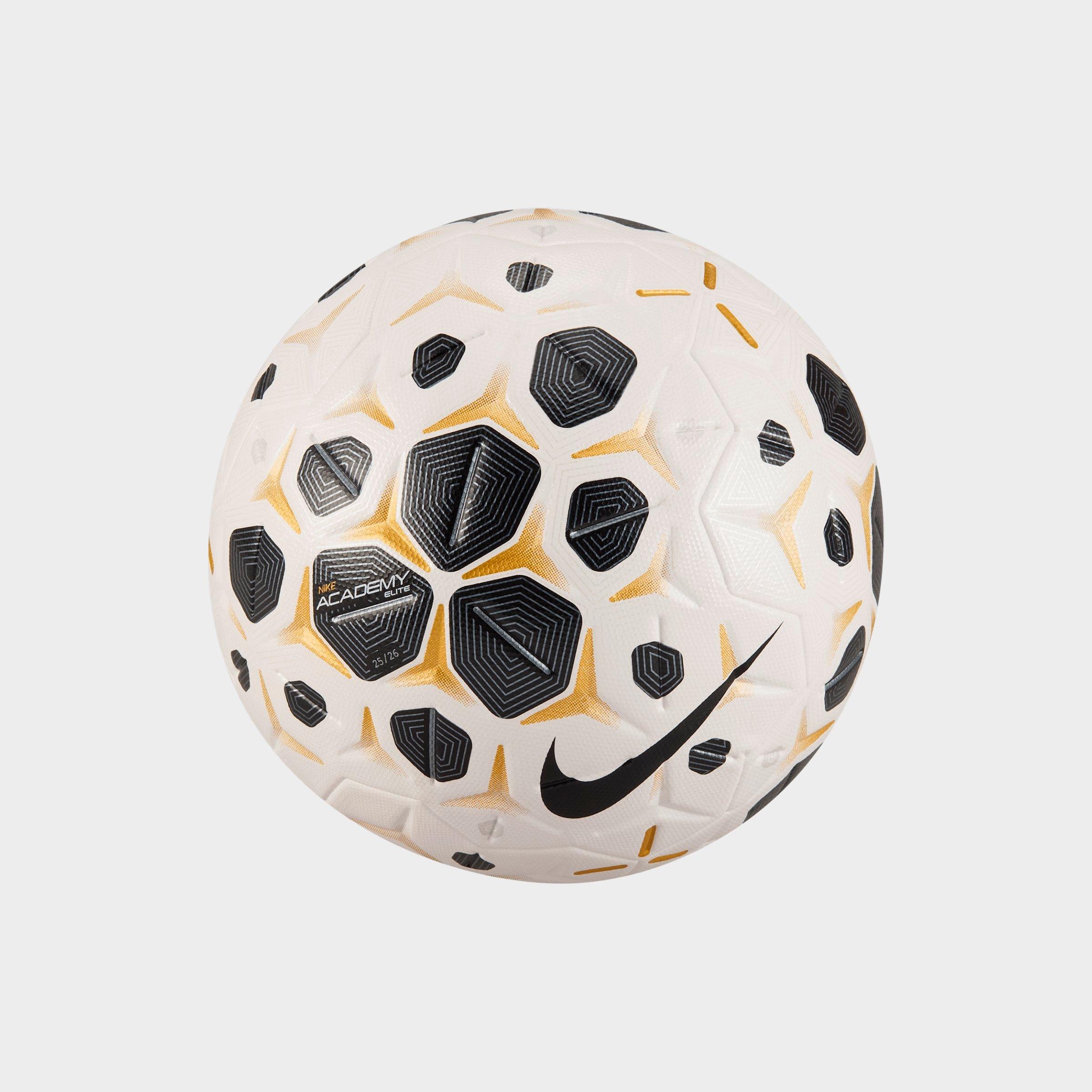 Nike Academy Elite Soccer Ball in White/Black Size: 5.0