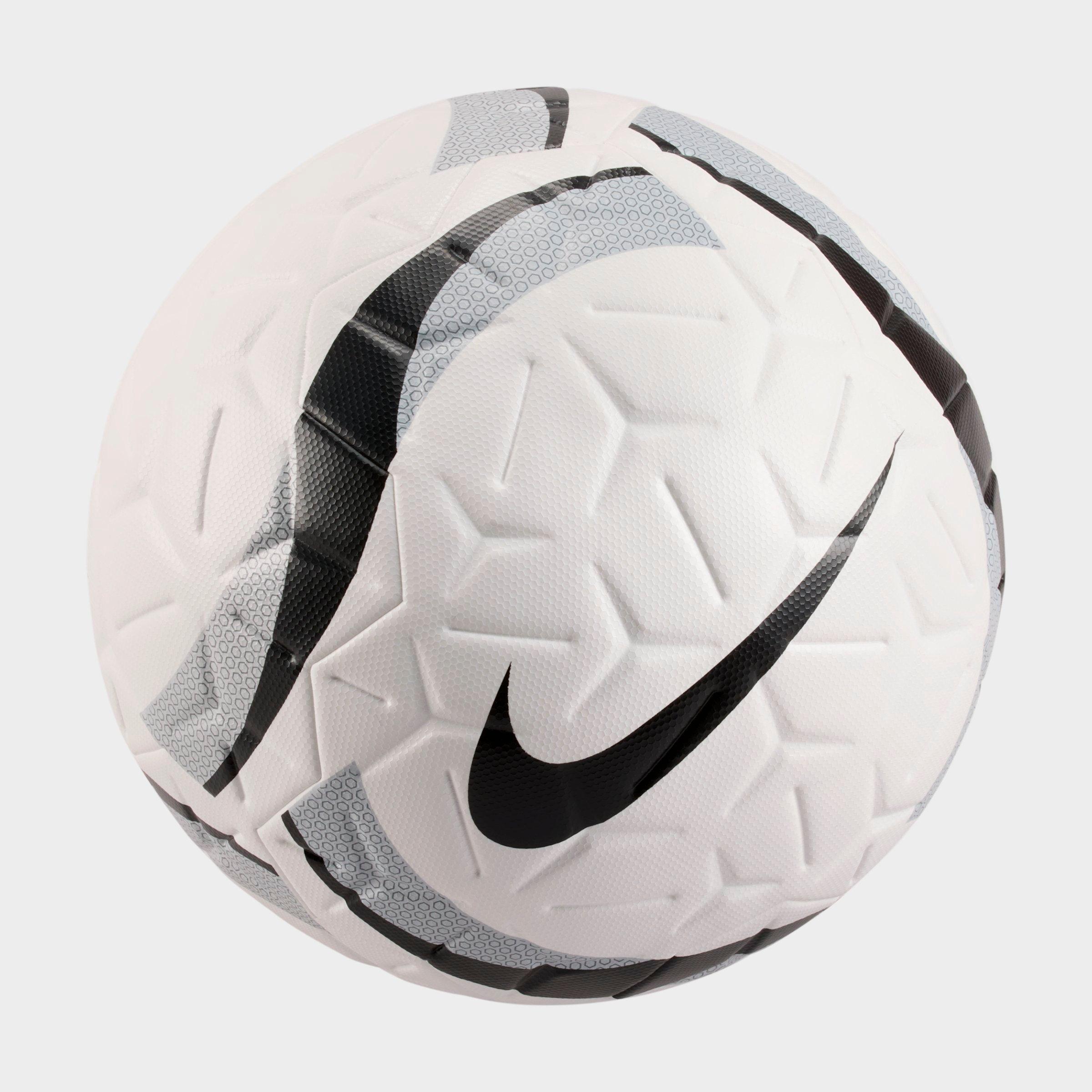 Nike Academy Elite Soccer Ball in White/Silver/Black Size: 5.0