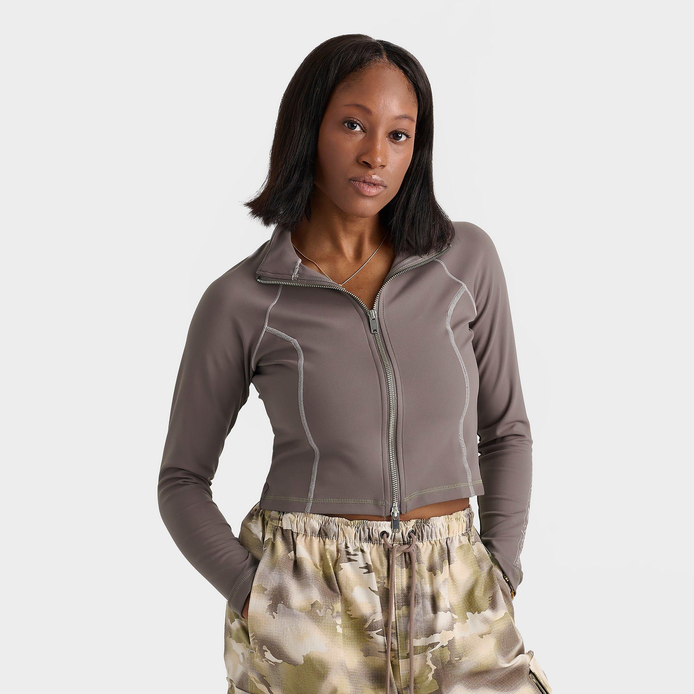 Nike Women's Sportswear Gym Life Full-Zip Jacket Size XS Polyester/Spandex/Knit