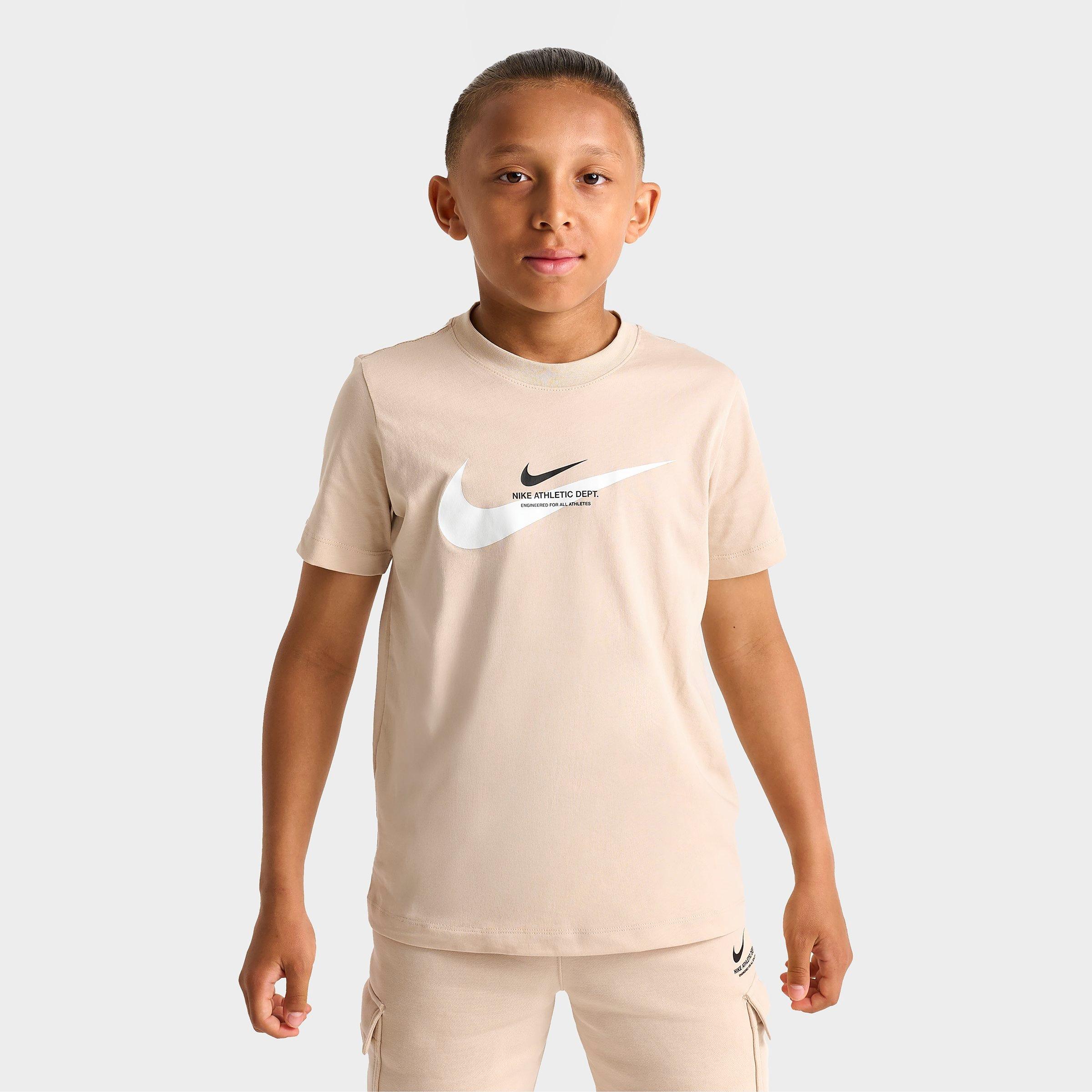 Nike Big Kids Sportswear T-Shirt in Sanddrift Size: Small