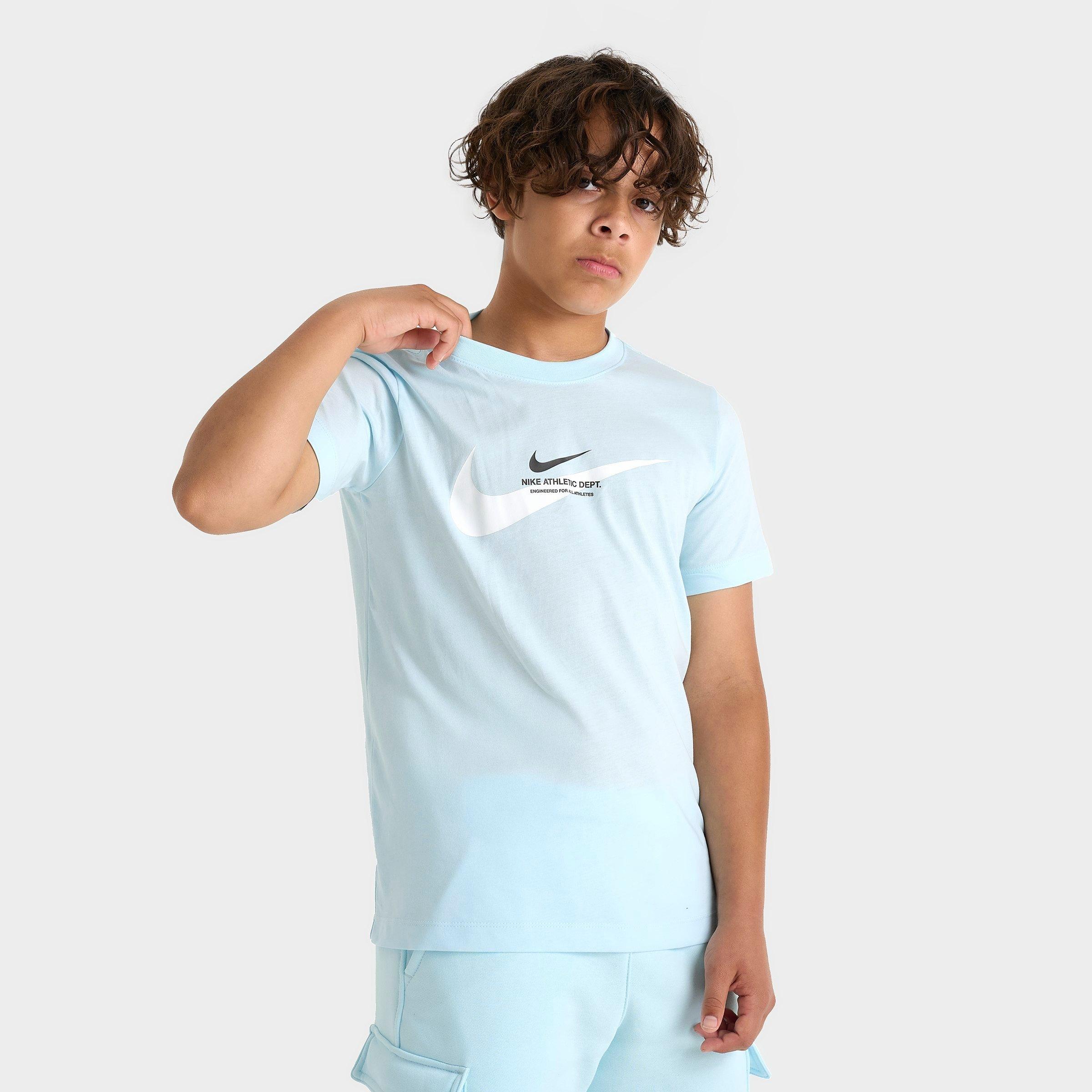 Nike Big Kids Sportswear T-Shirt in Glacier Blue Size: Small