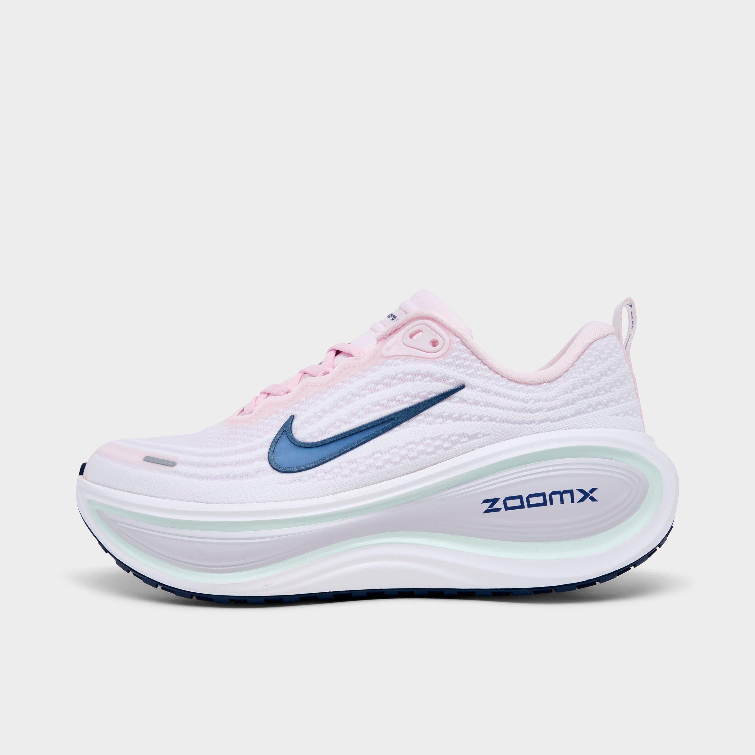 Nike Women's Vomero Plus Running Shoes in Pearl Pink/Midnight Blue/Barely Green Size: 7.0