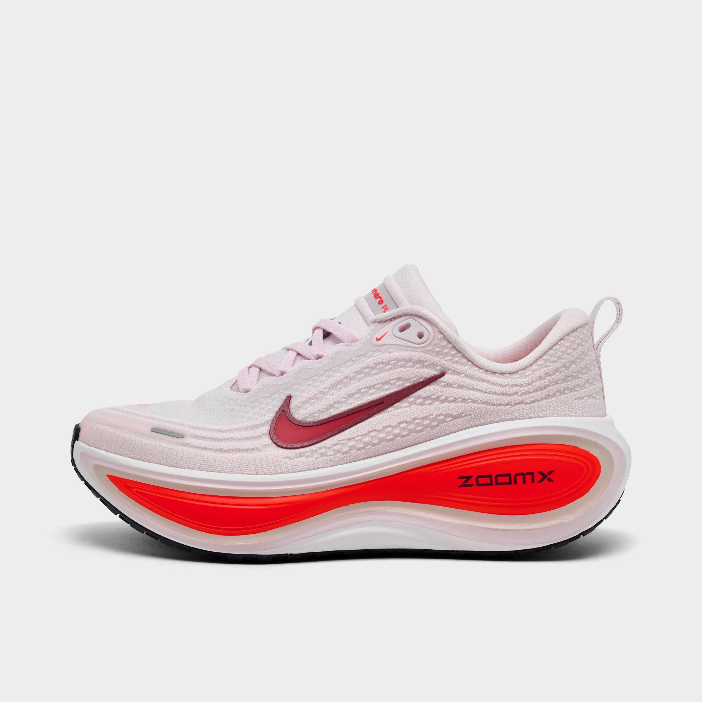 Nike Women's Vomero Plus Running Shoes in Pearl Pink/Team Crimson Size: 8.0