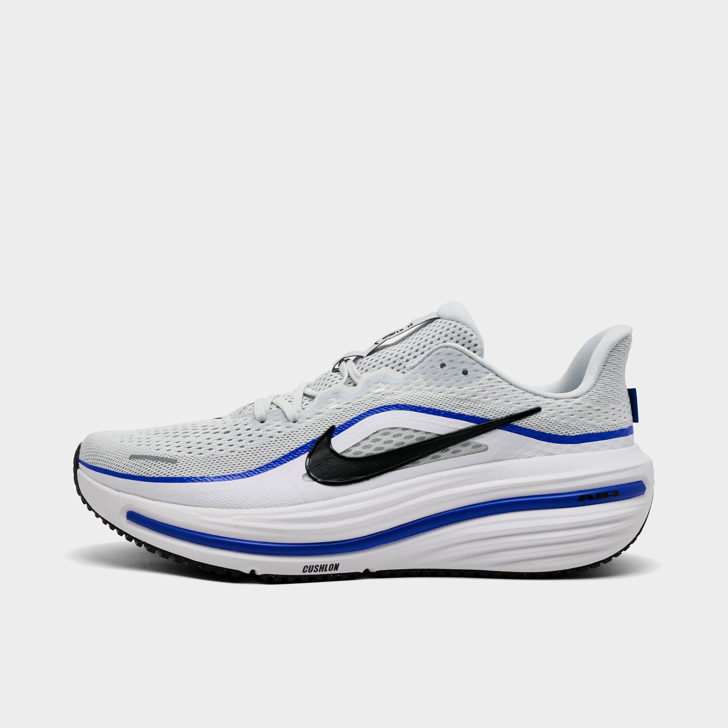 Nike Men's Air Winflo 12 Road Running Shoes in Off White/Black/White Size: 9.5