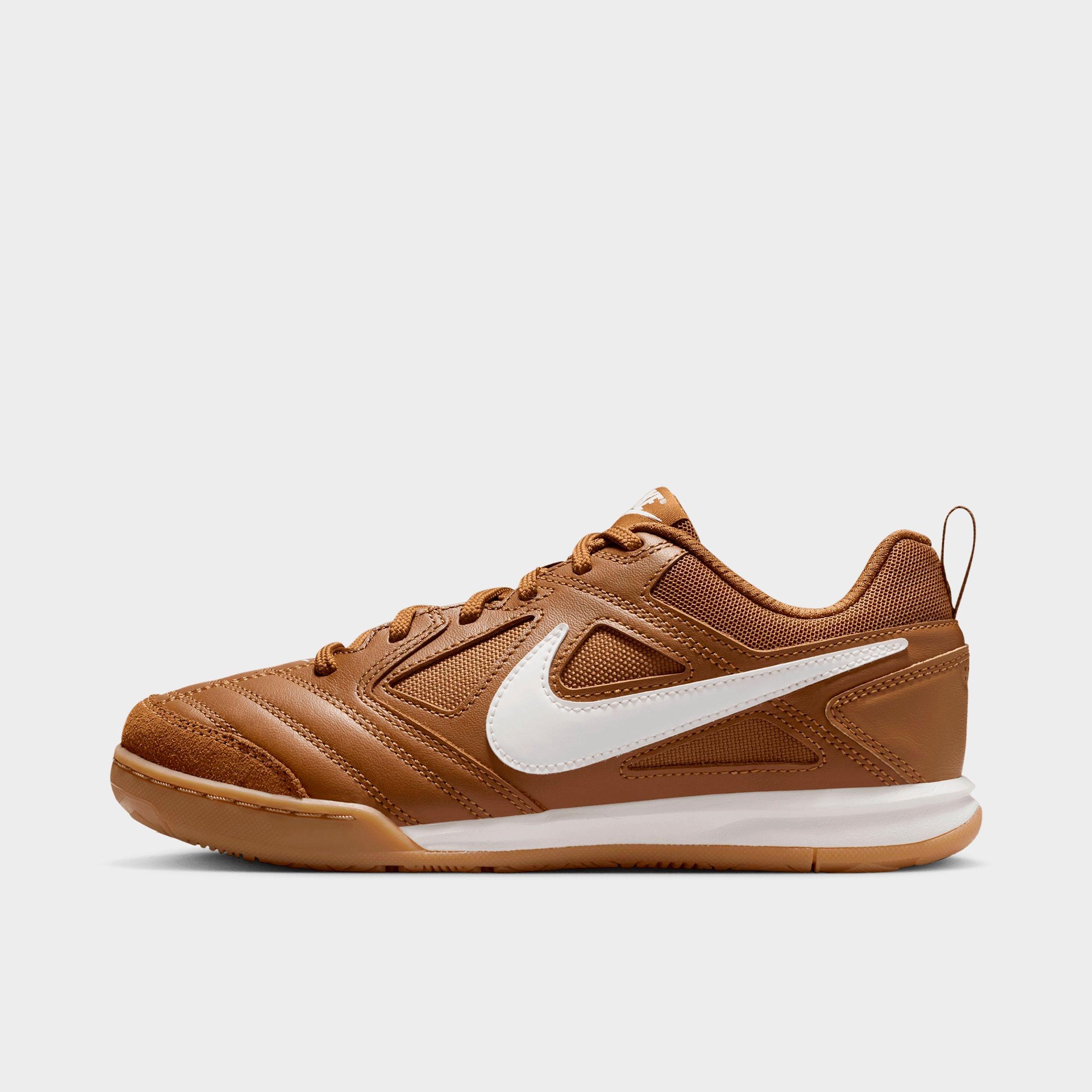 Nike Big Kids Gato Casual Shoes in Light British Tan/Gum Light Brown/Ivory Size: 5.0