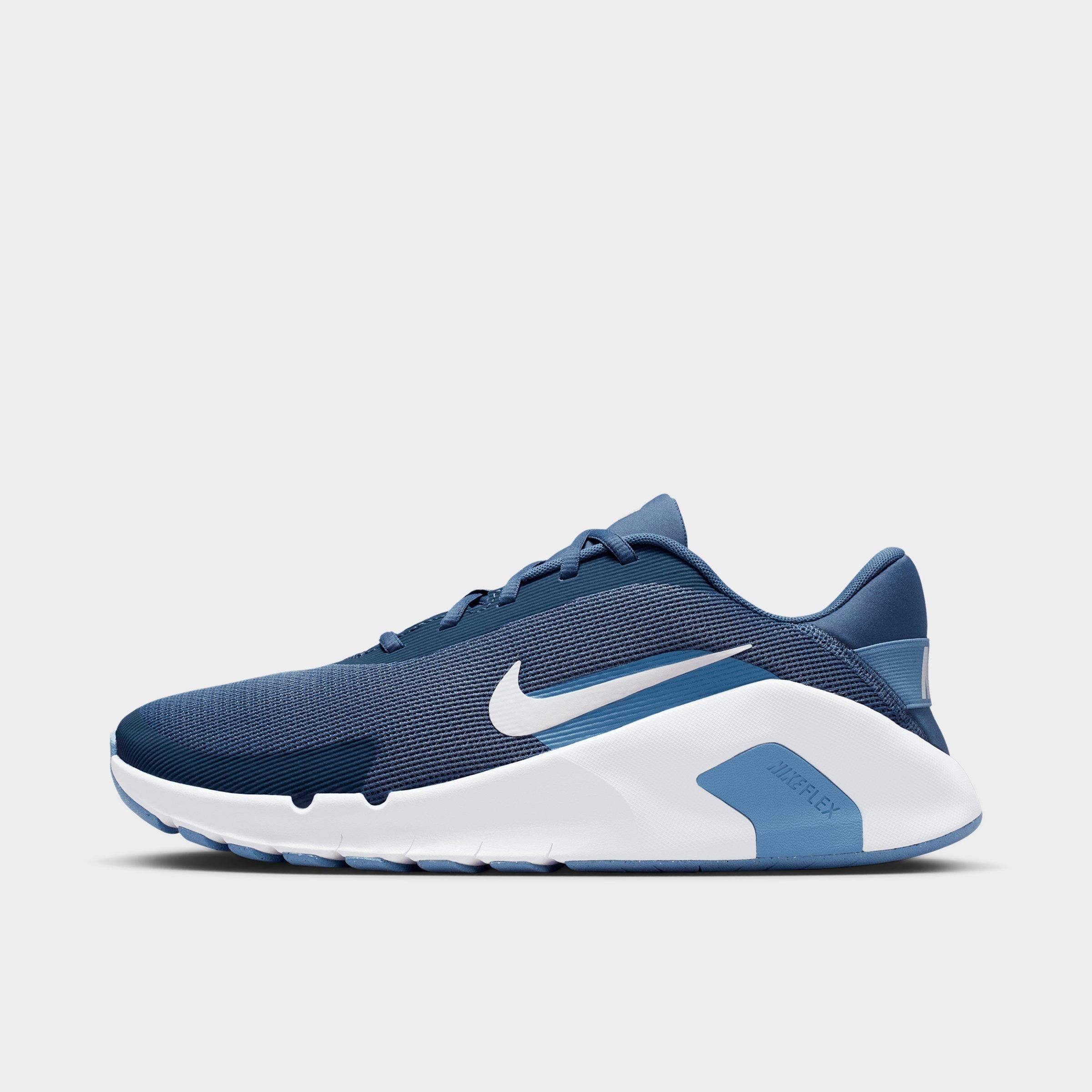Nike Men's Flex Train Training Shoes (Extra Wide Width) in Diffused Blue/Work Blue/White Size: 6.0