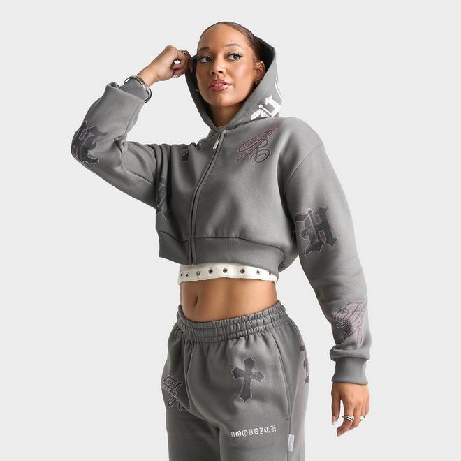 Women's Hoodrich Scarlet Full-Zip Hoodie