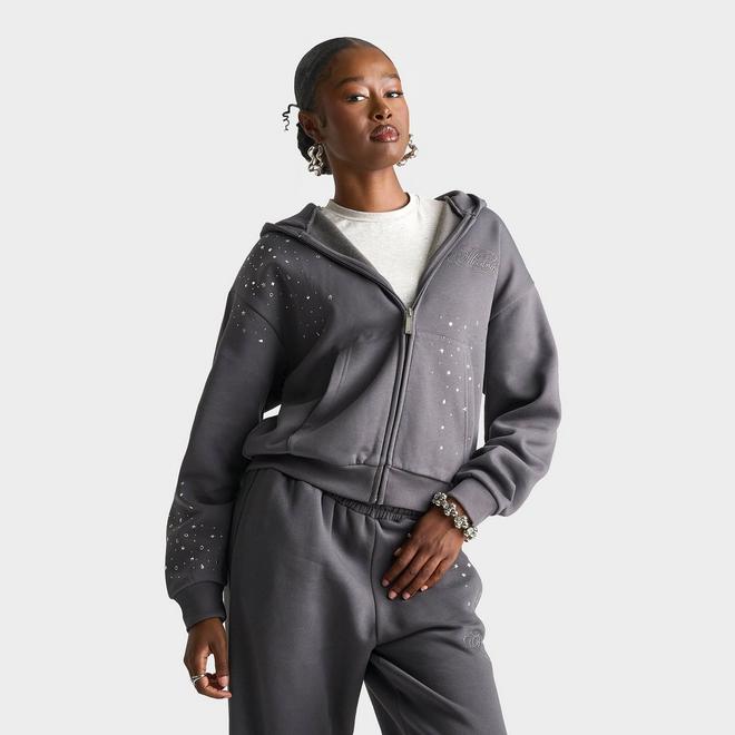 Women's Hoodrich Clash Rhinestone Full-Zip Hoodie