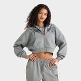 Women's Hoodrich Aspen Studded Boxy Cropped Full-Zip Hoodie | JD