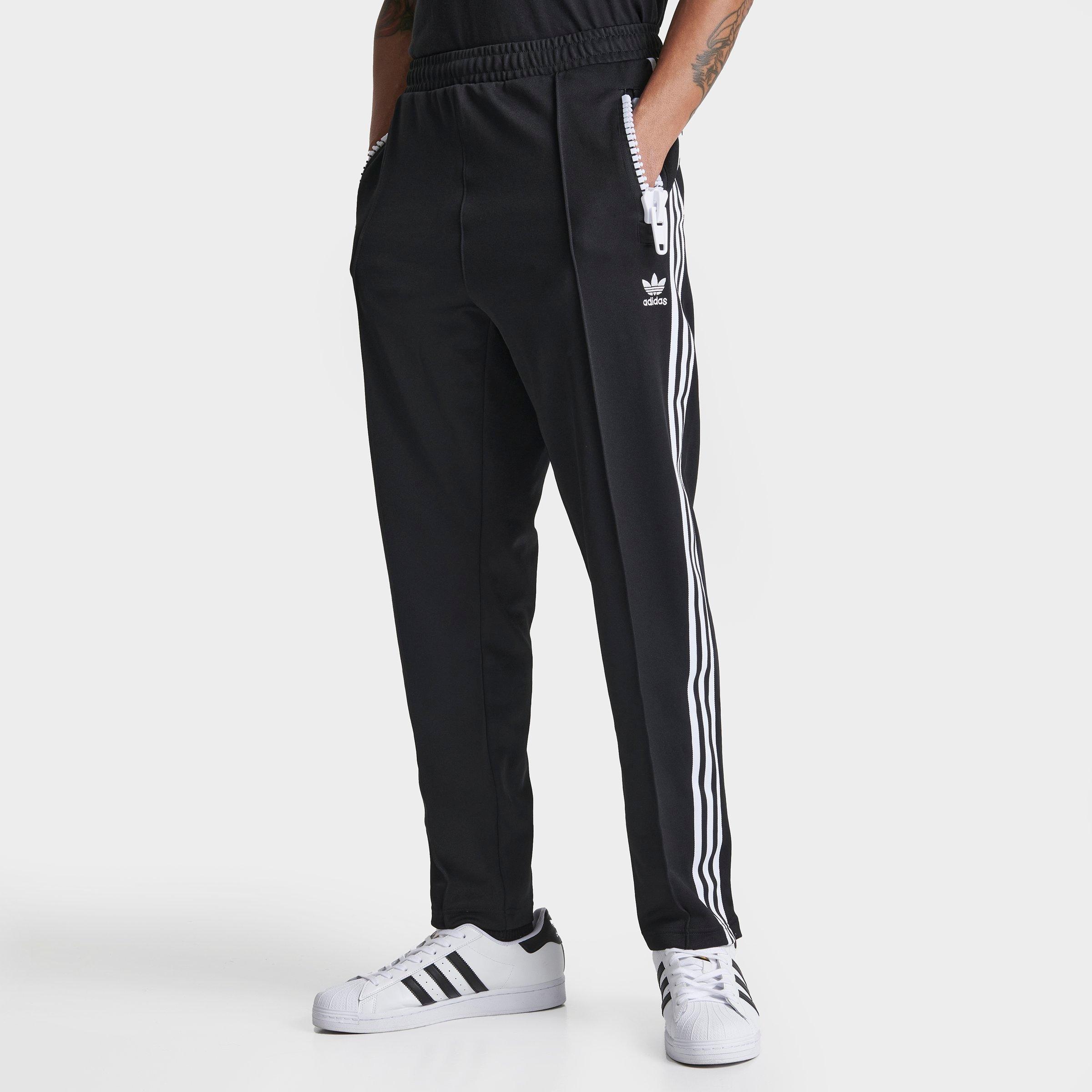 Adidas Originals X Jeremy Scott Big Zip Track Pants In Black